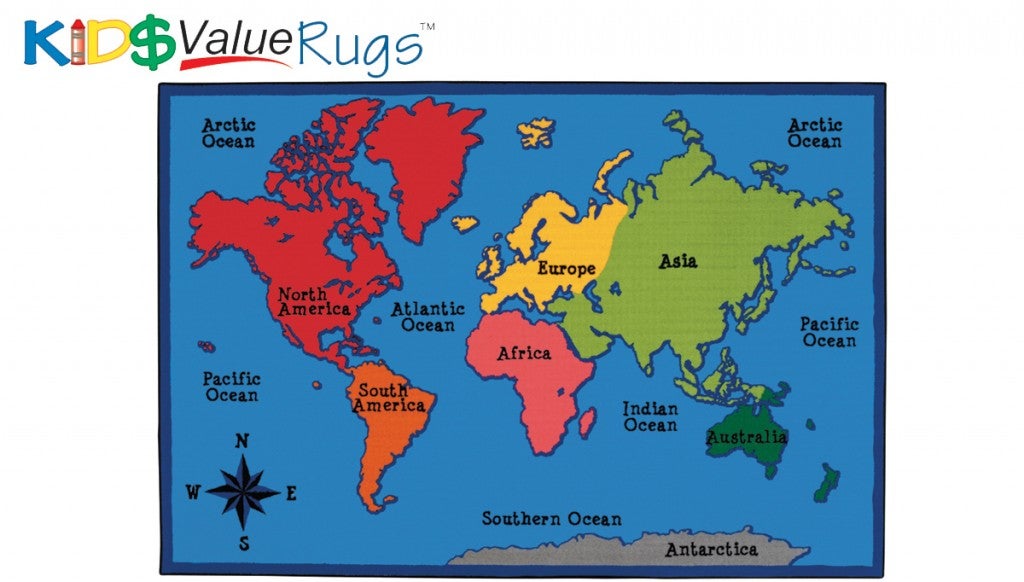 World Map — SKU 48.86