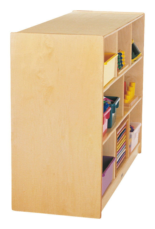Jonti-Craft® Low Single Mobile Storage Unit - 18" Deep