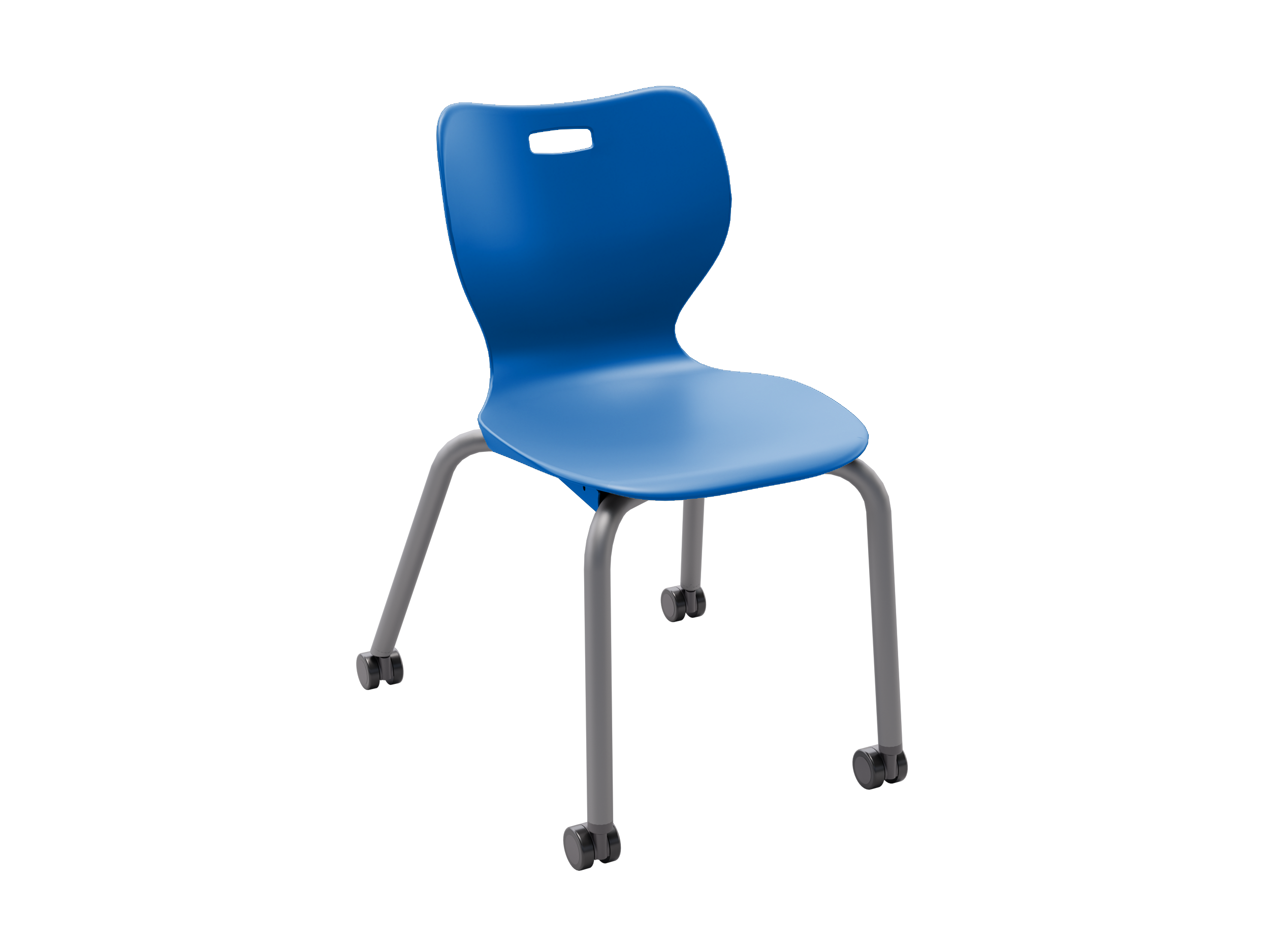 Alphabet Four Leg Caster Chair