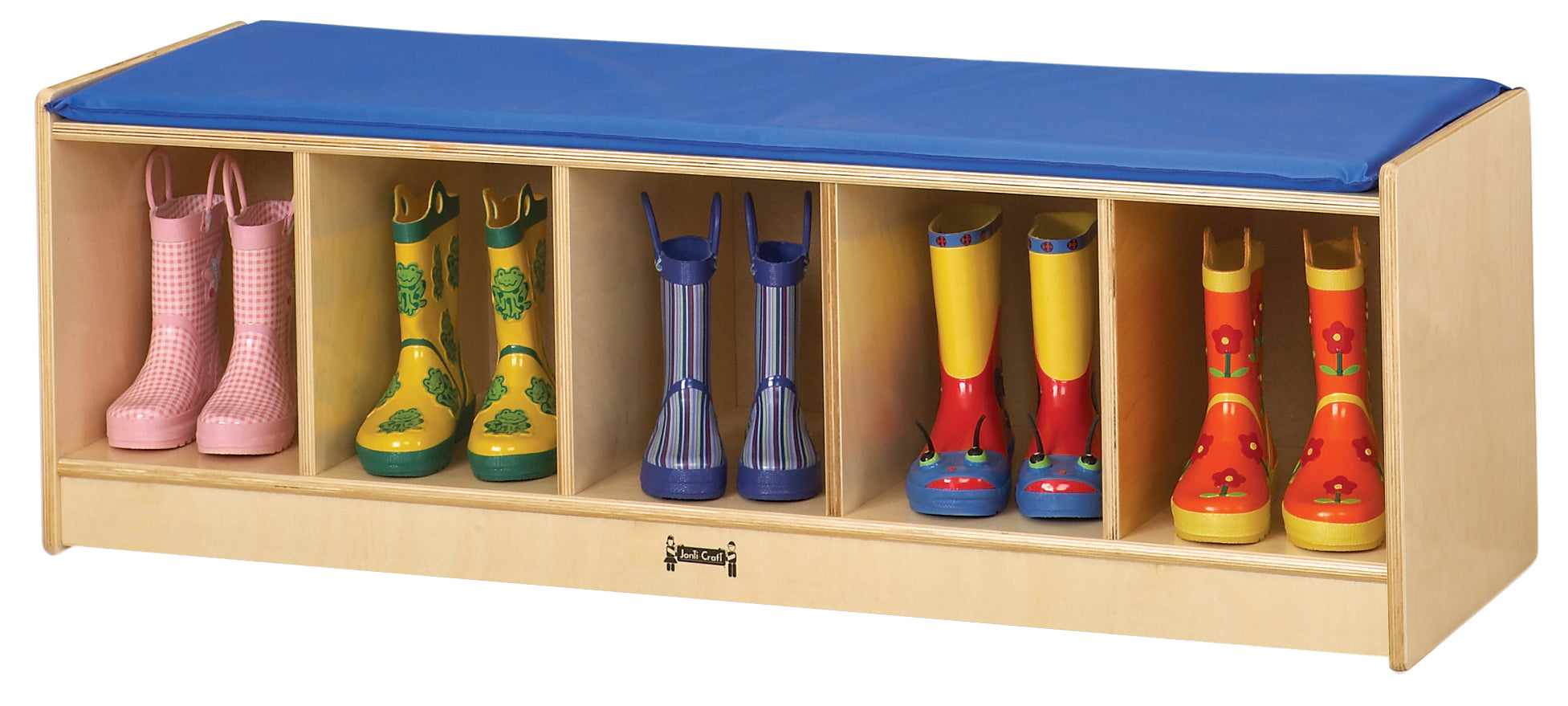 Jonti-Craft® 5 Section Bench Locker