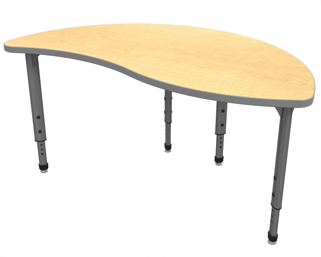 Apex™ Series Wave Half Round Table