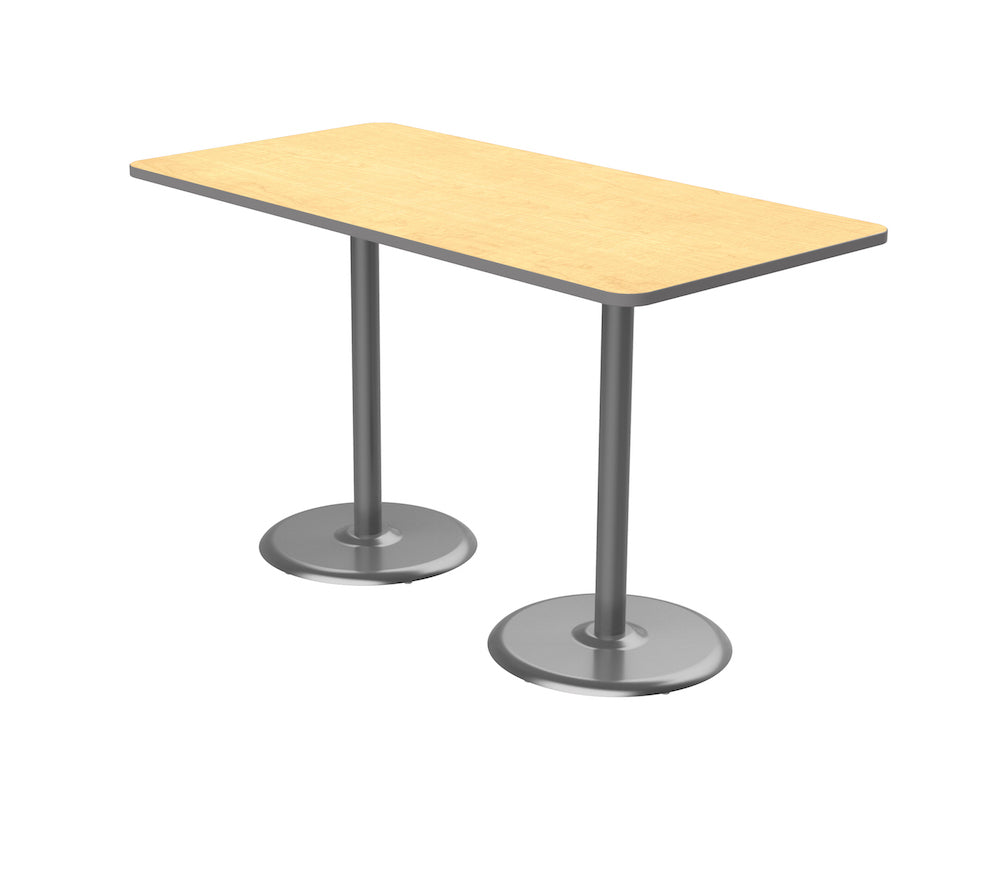 Dual Base Rectangle Café Table