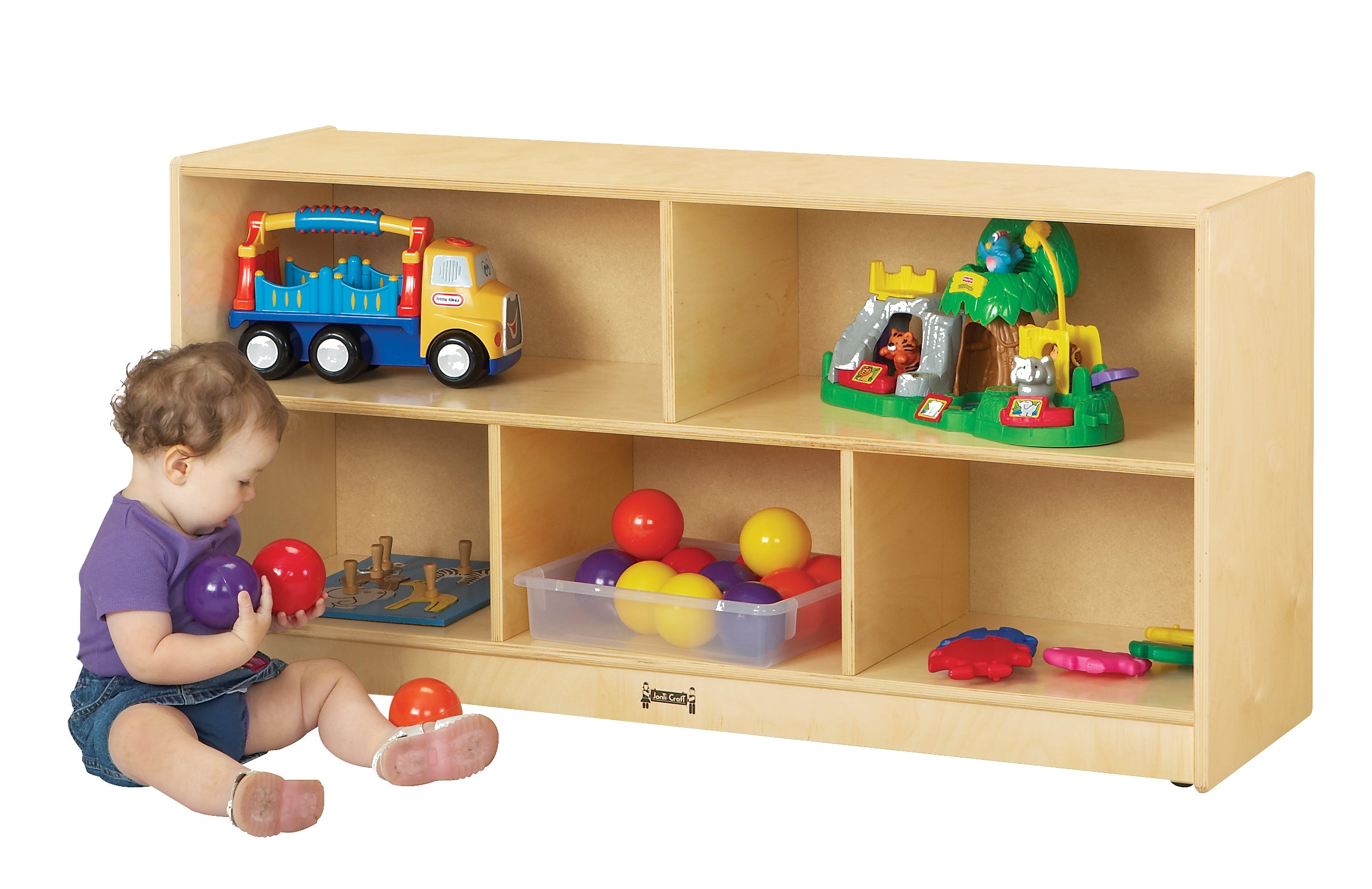 Jonti-Craft® Toddler Single Mobile Storage Unit