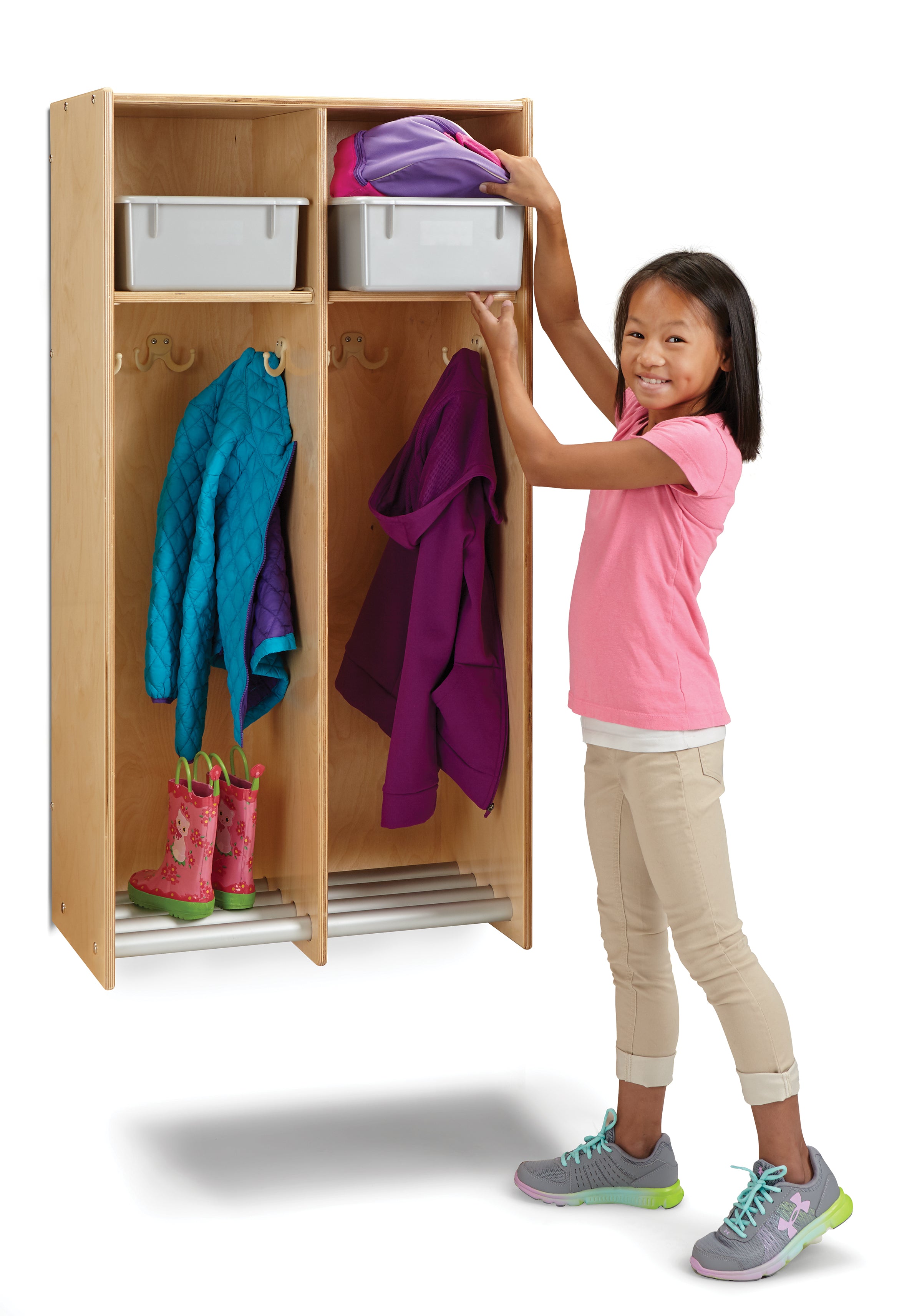 Jonti-Craft® 2 Section Hanging Locker