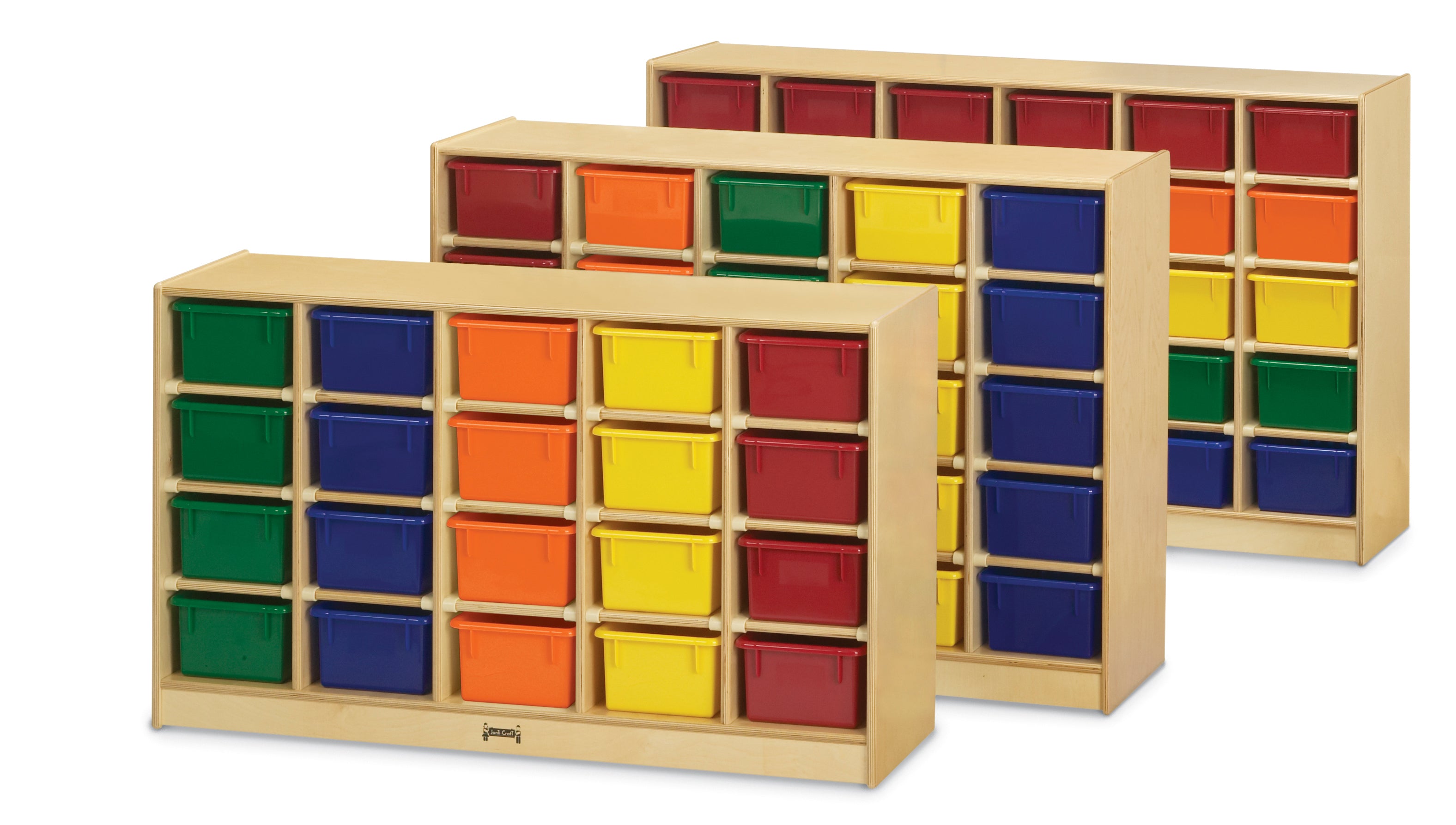 Jonti-Craft® 25 Cubbie-Tray Mobile Storage