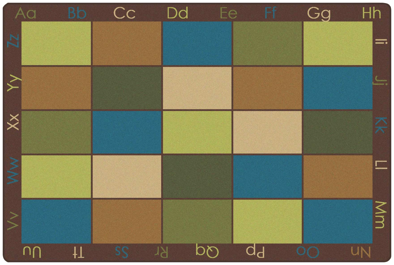 Nature's Colors Seating Rug — SKU 18116
