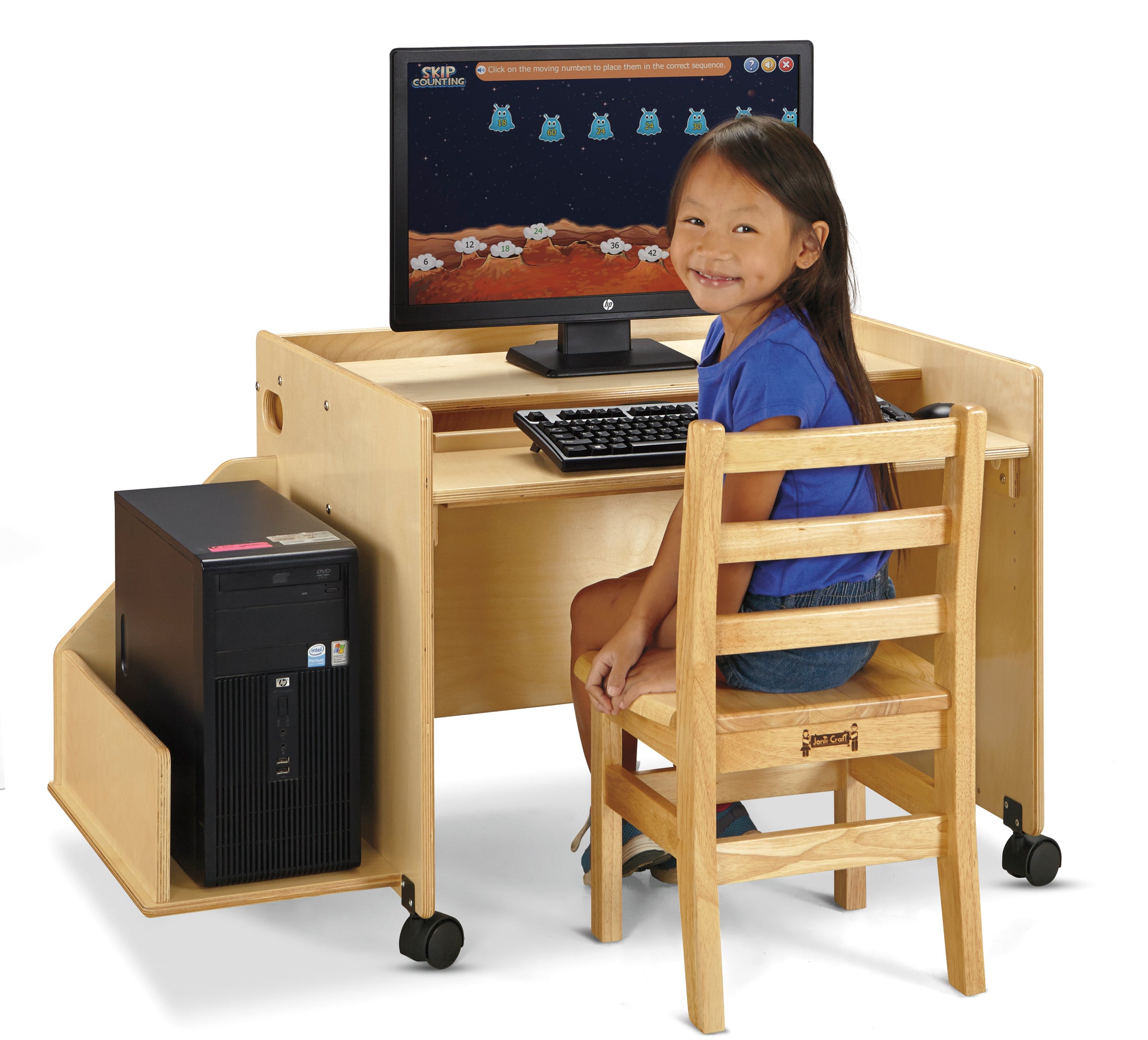 Jonti-Craft® Enterprise Single Computer Desk