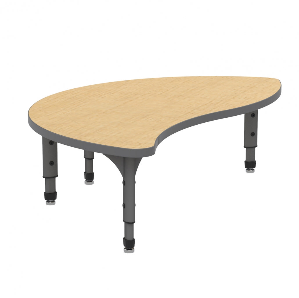 Wave Half Round Floor Table