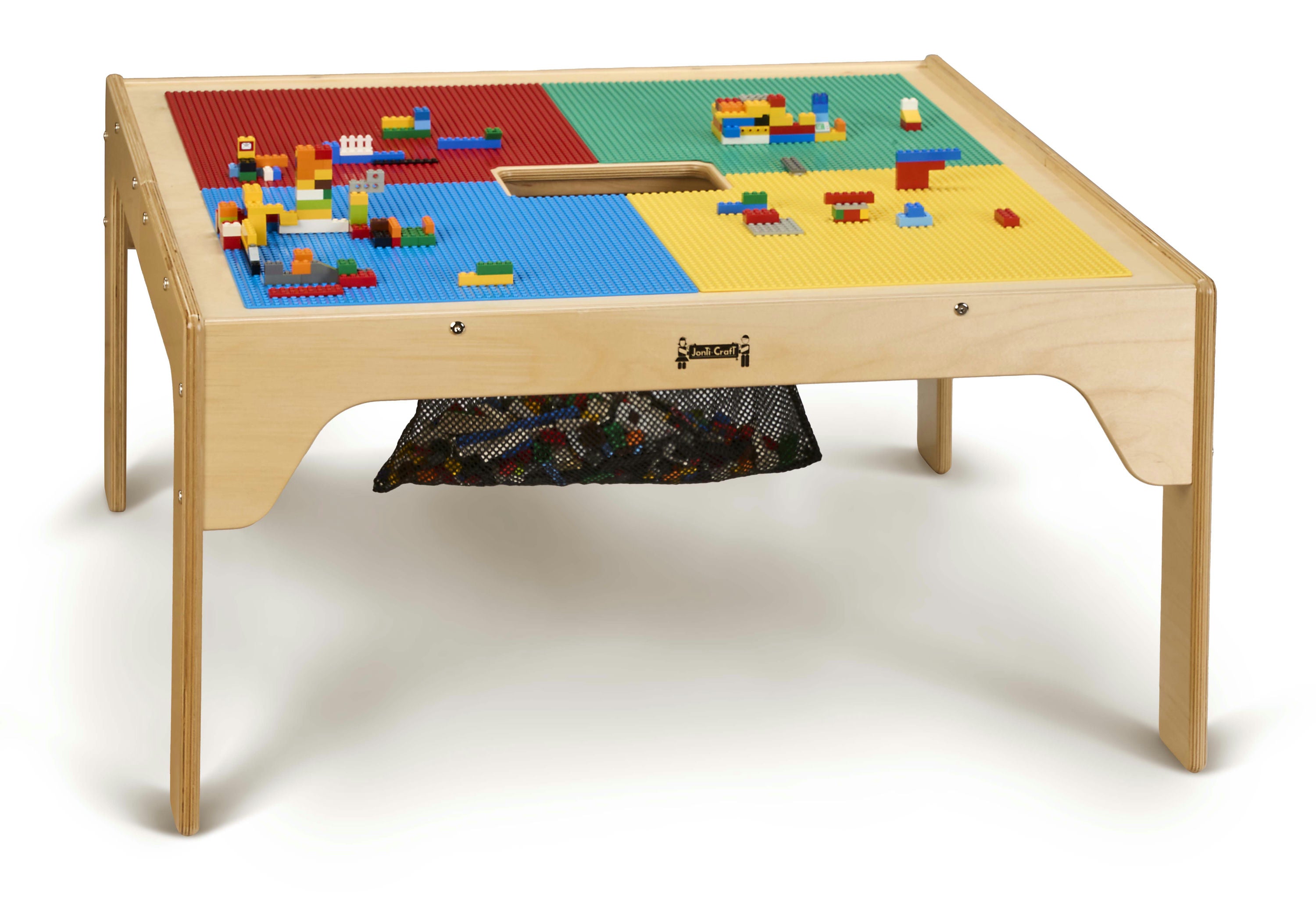 Jonti-Craft® Kids LEGO® Compatible Wood Short Storage Table