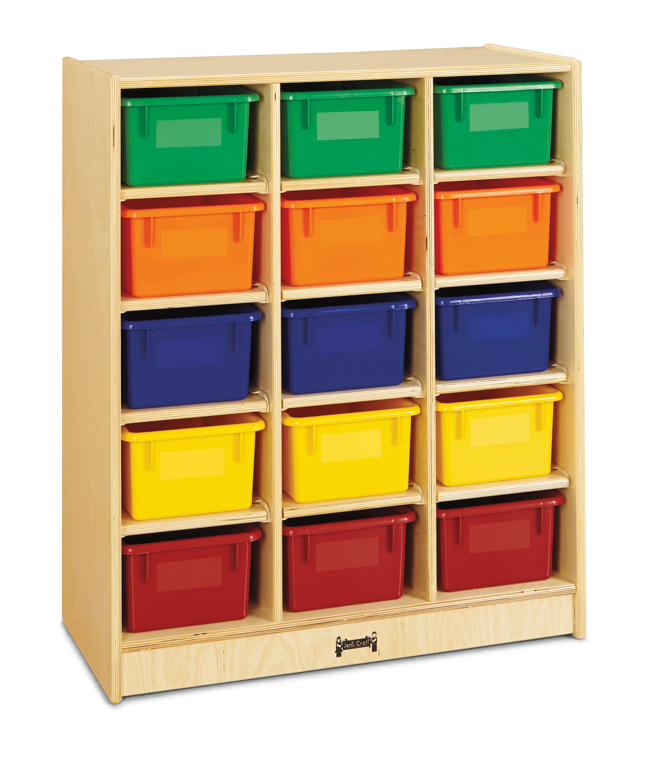 Jonti-Craft® 15 Cubbie-Tray Mobile Unit