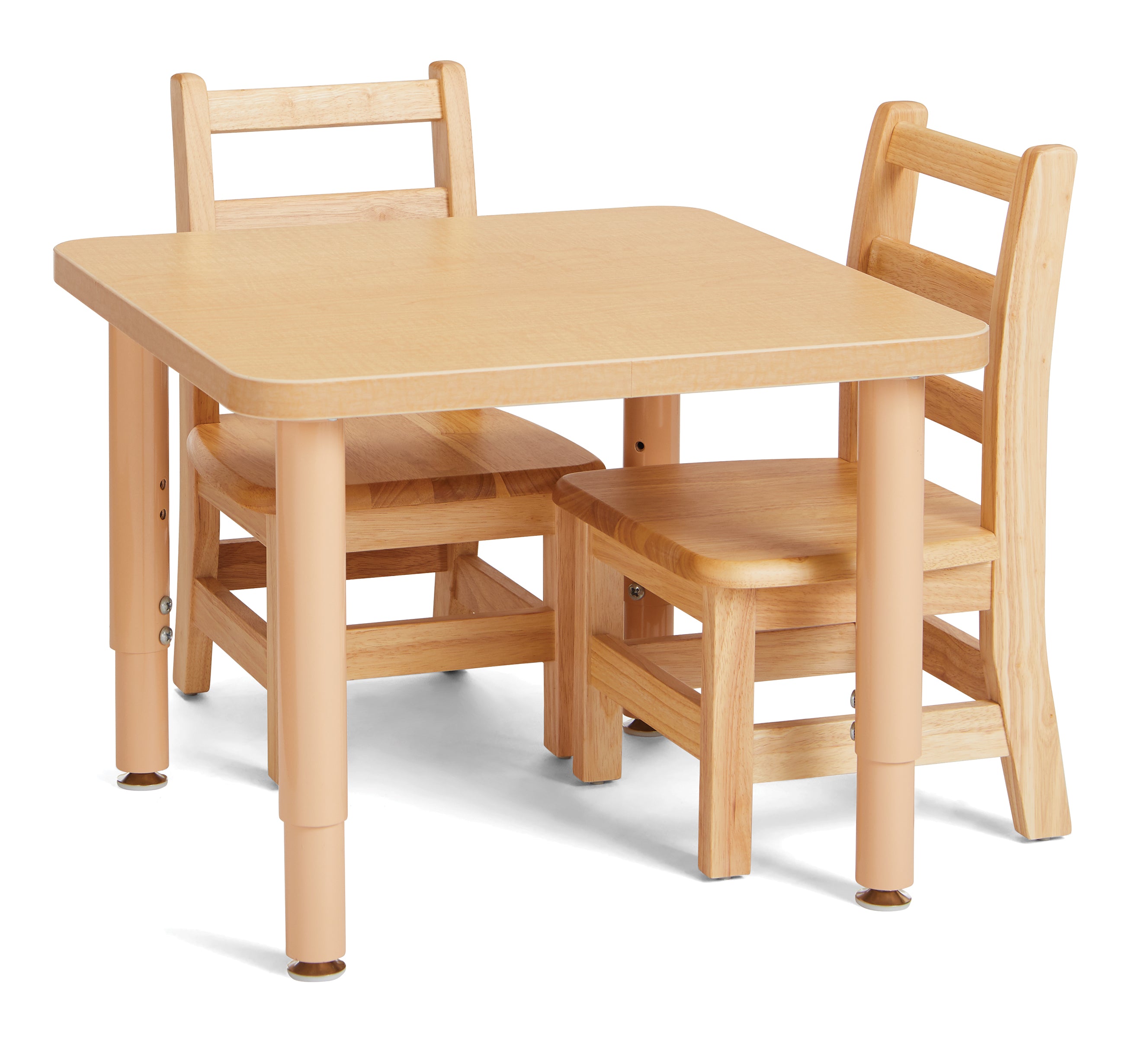 Jonti-Craft® Purpose+ Kids Square Maple Classroom Table - 30\" x 30\"