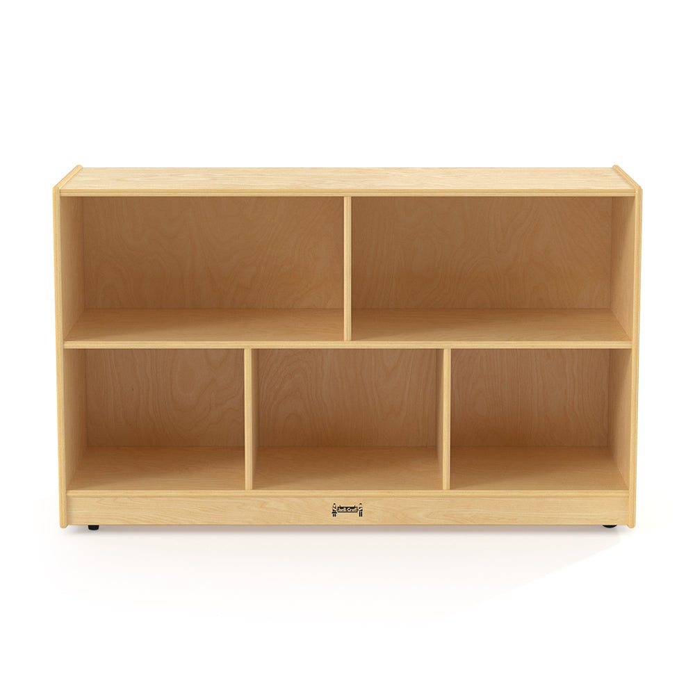 Jonti-Craft® Low Single Mobile Storage Unit - 18" Deep