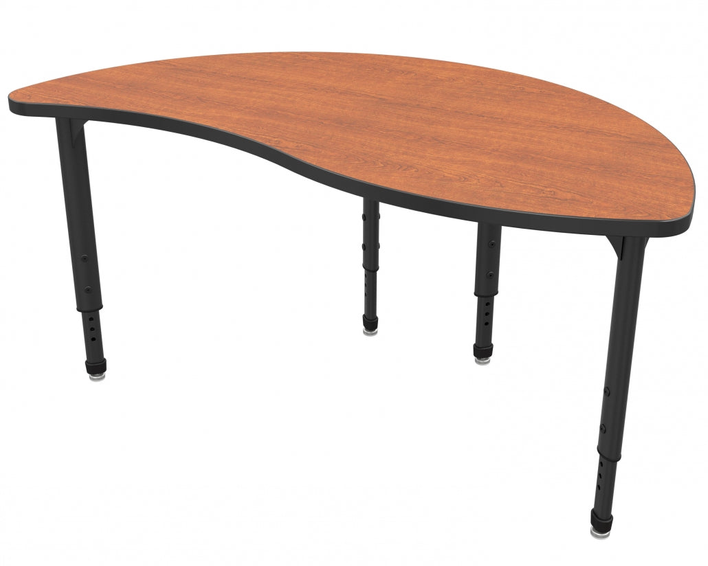 Apex™ Series Wave Half Round Table