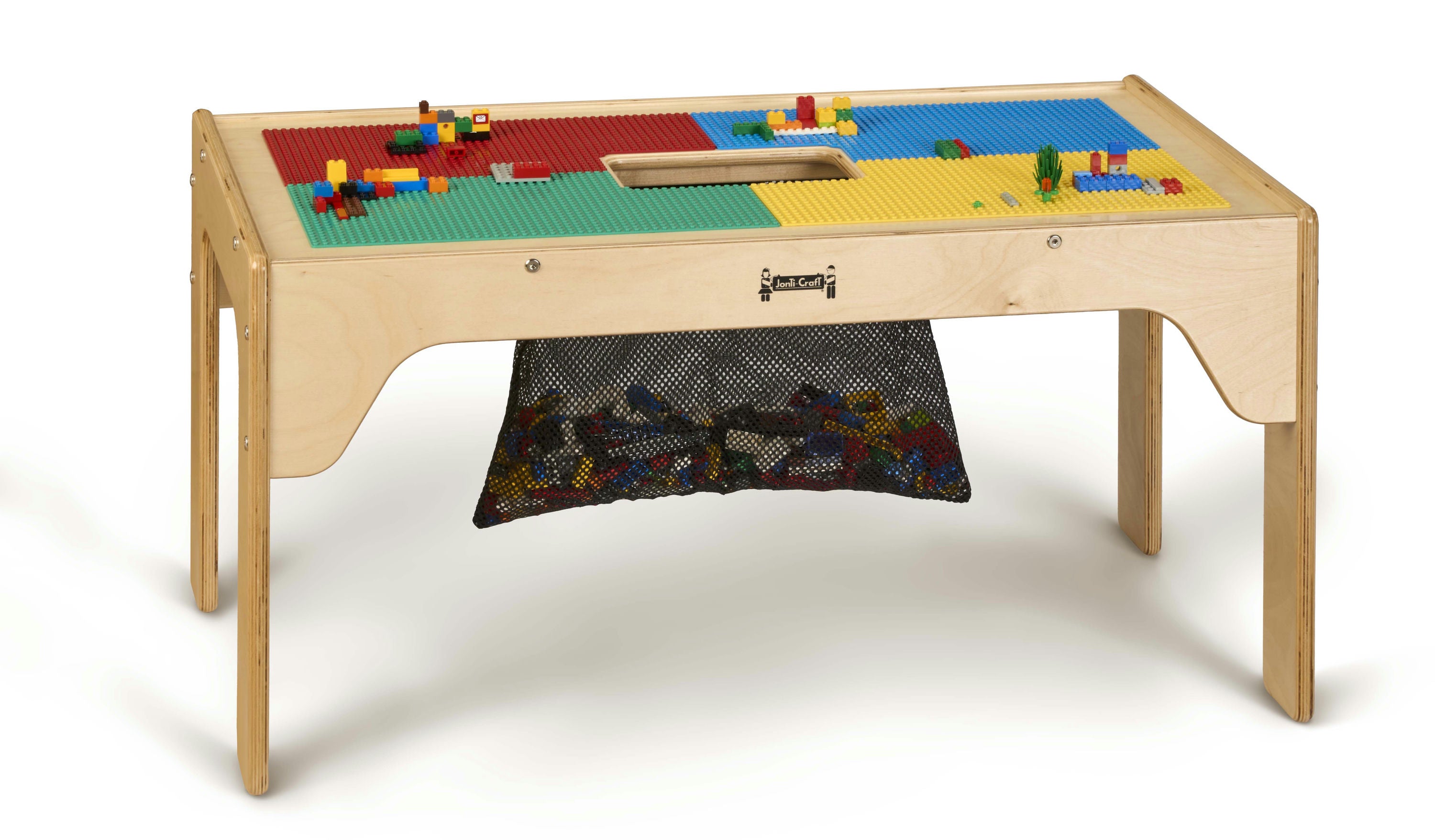 Jonti-Craft® Kids LEGO® Compatible Wood Rectangle Storage Table
