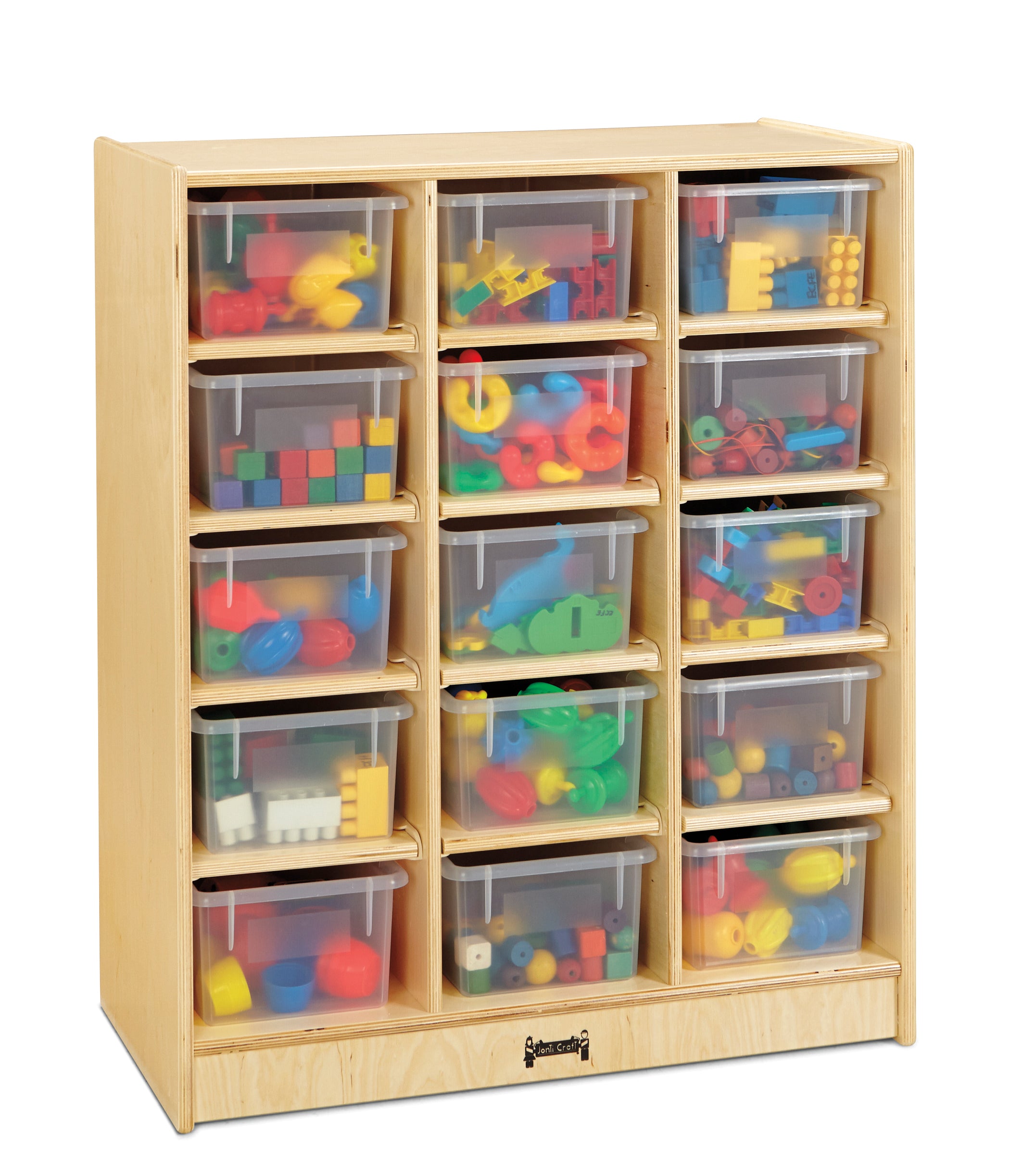 Jonti-Craft® 15 Cubbie-Tray Mobile Unit