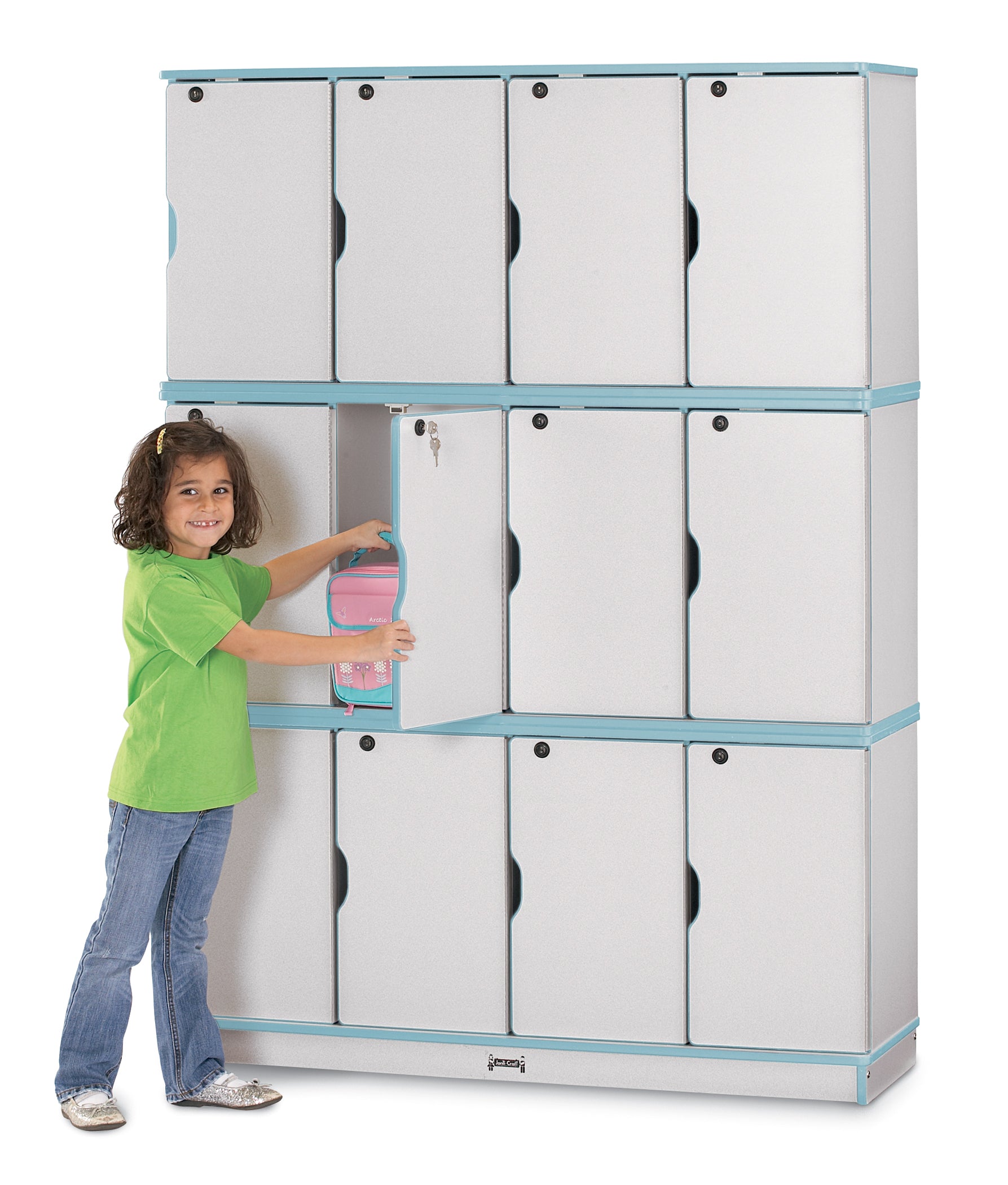 Rainbow Accents® Stacking Lockable Lockers