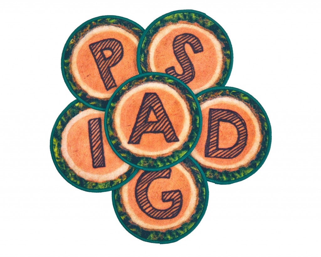 Alphabet Tree Rounds Seating Kit — SKU 60626
