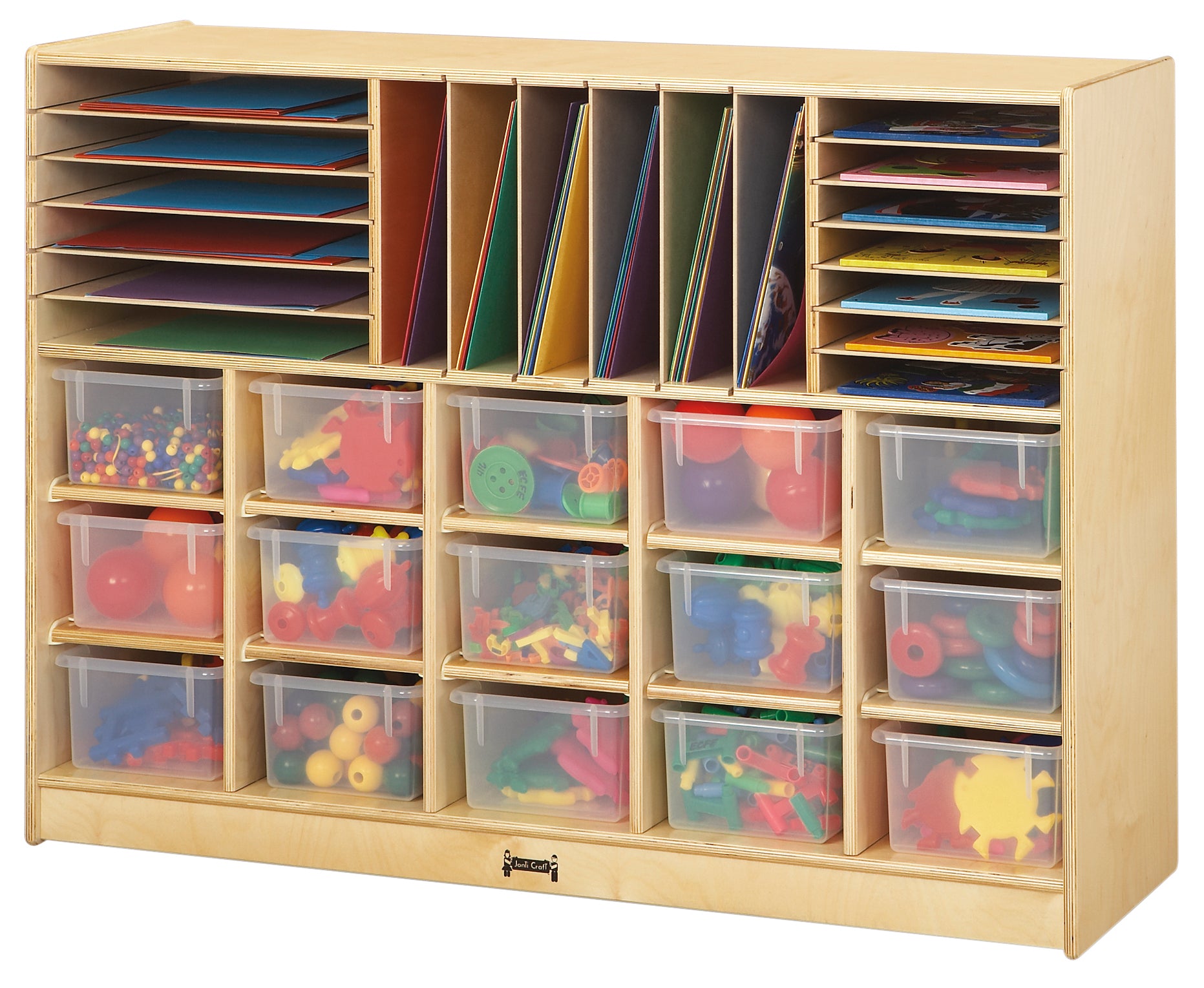 Jonti-Craft® Sectional Cubbie-Tray Mobile Unit — 04160JC.jpg