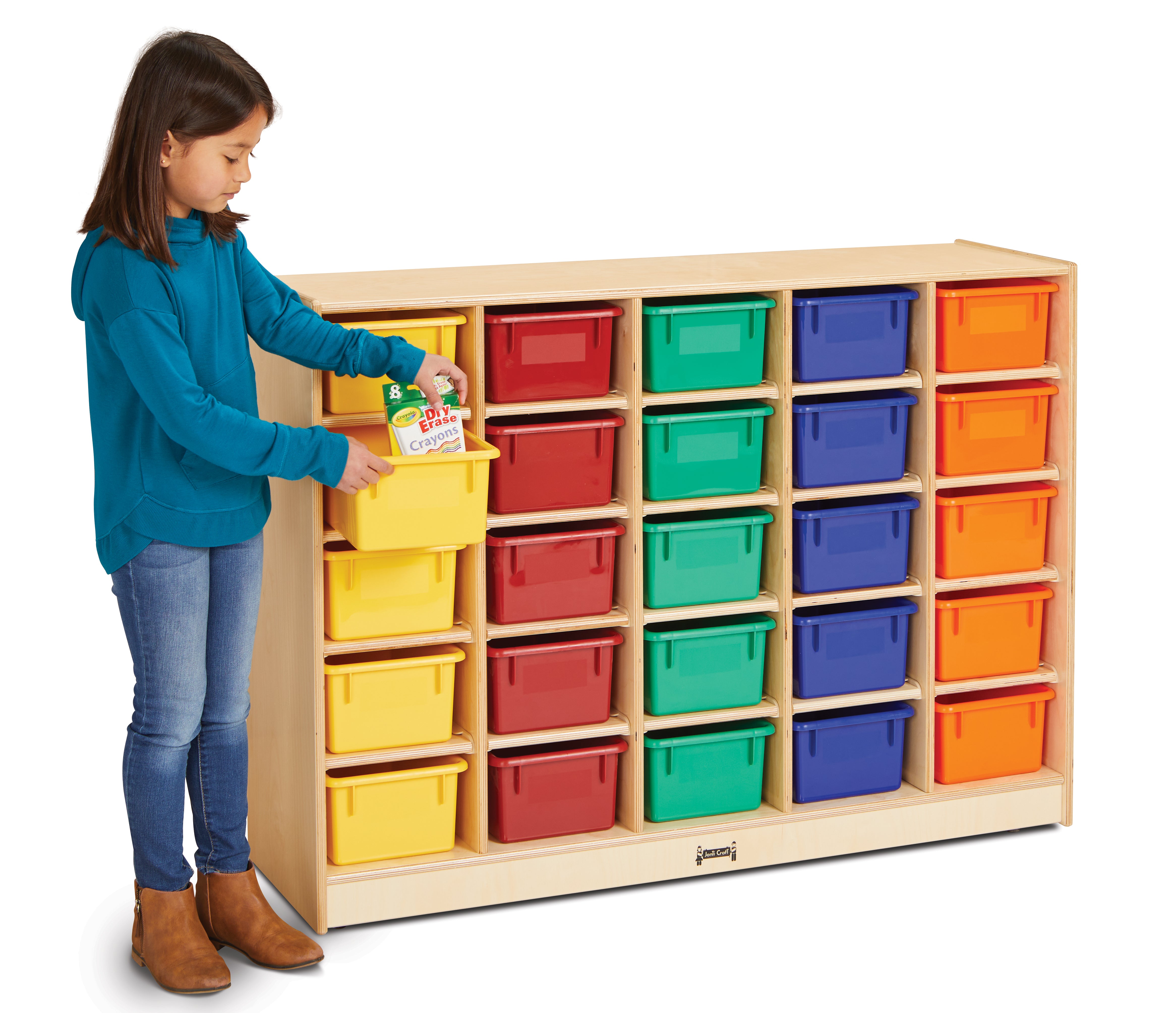 Jonti-Craft® 25 Cubbie-Tray Mobile Storage — 0426JC_wkid.jpg