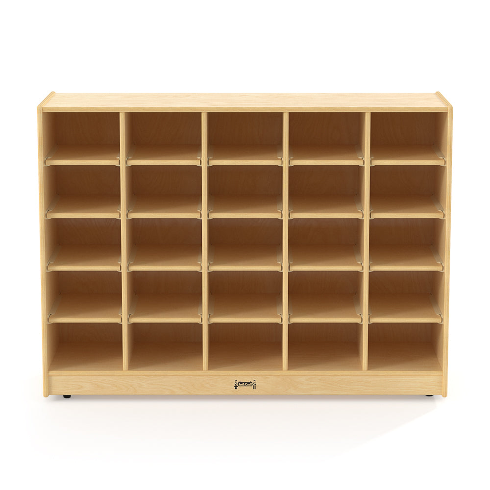 Jonti-Craft® 25 Cubbie-Tray Mobile Storage — 0425JCPW_front.jpg