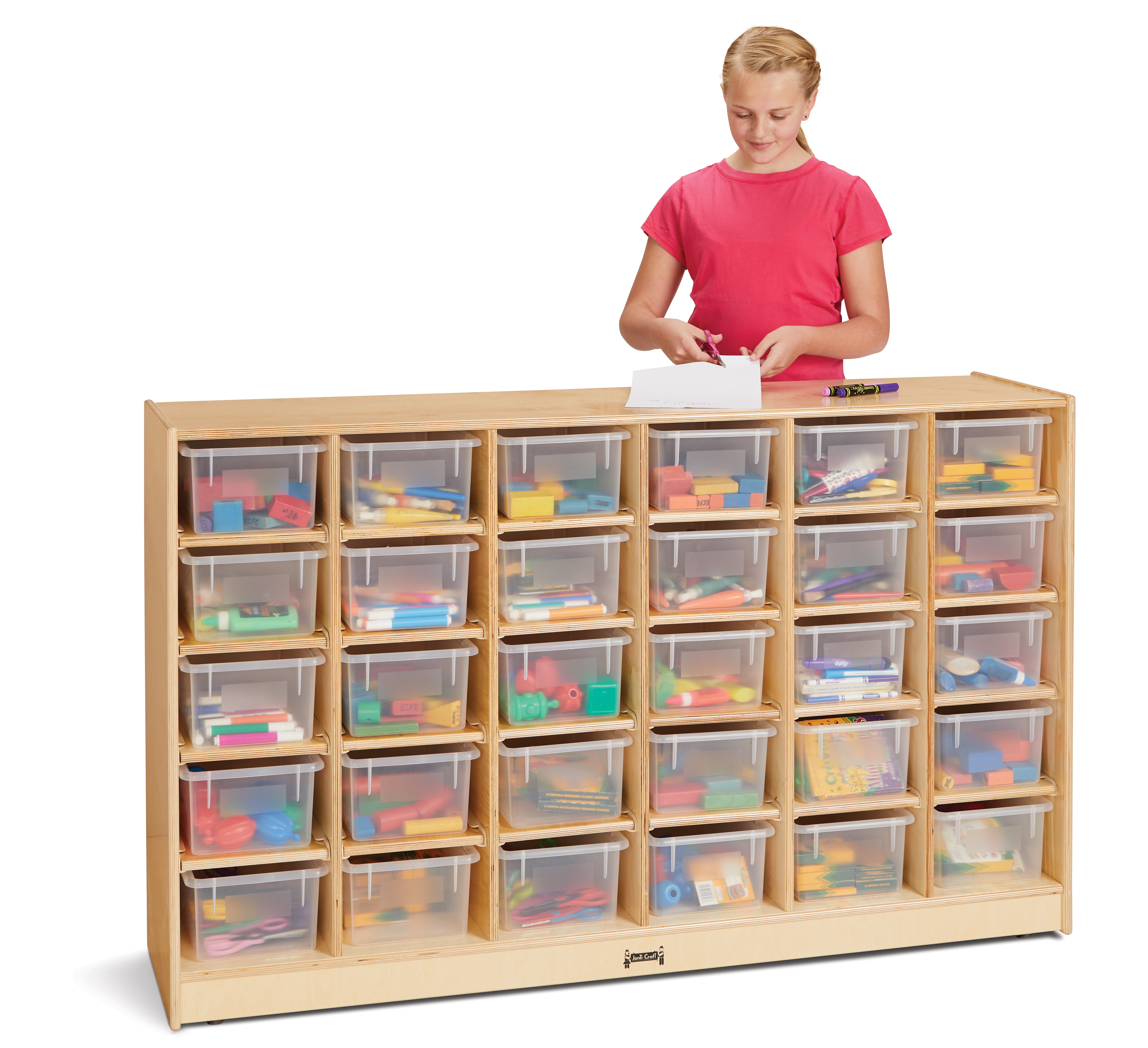Jonti-Craft® 30 Cubbie-Tray Mobile Storage — 04310JC_wkid.jpg
