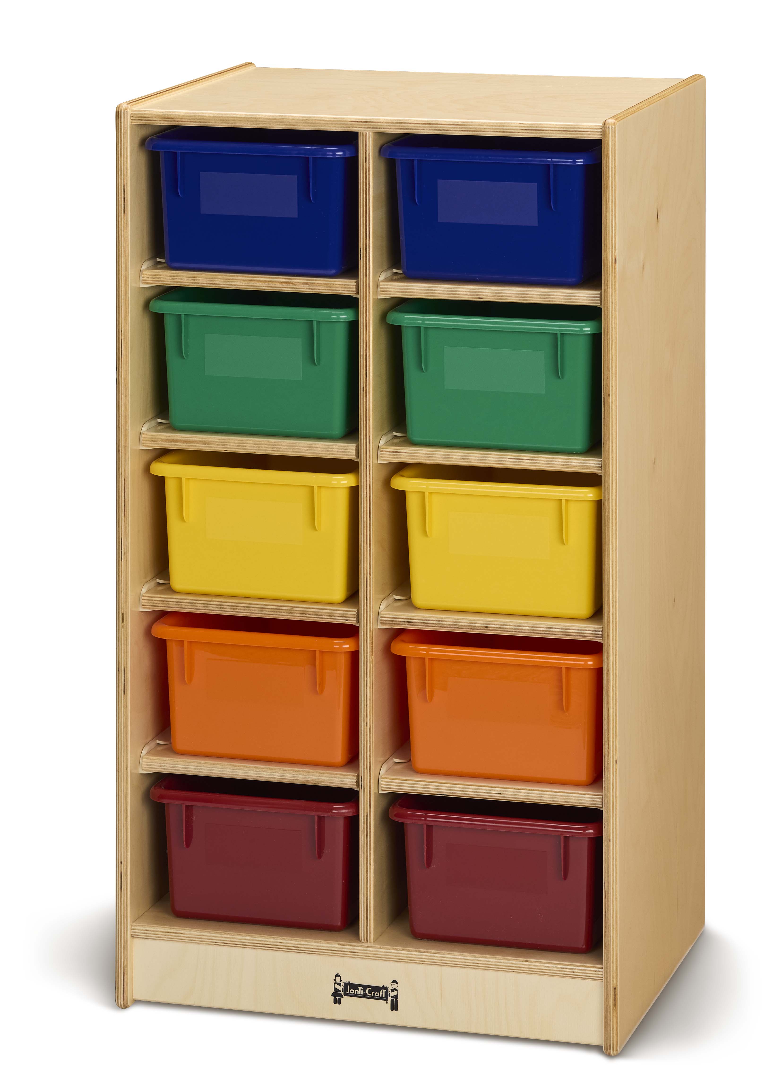 Jonti-Craft® 10 Cubbie-Tray Mobile Unit — 0611JC.jpg