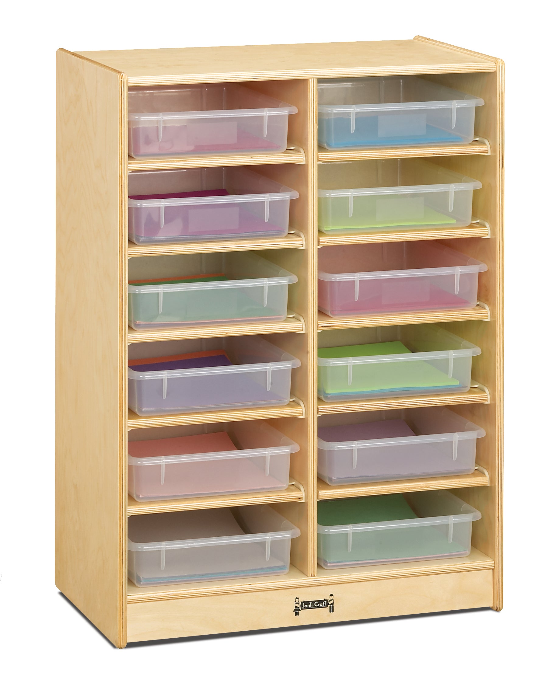 Jonti-Craft® 12 Paper-Tray Mobile Storage — 06130JC.jpg