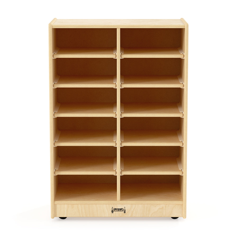 Jonti-Craft® 12 Paper-Tray Mobile Storage — 0612JC_front.jpg