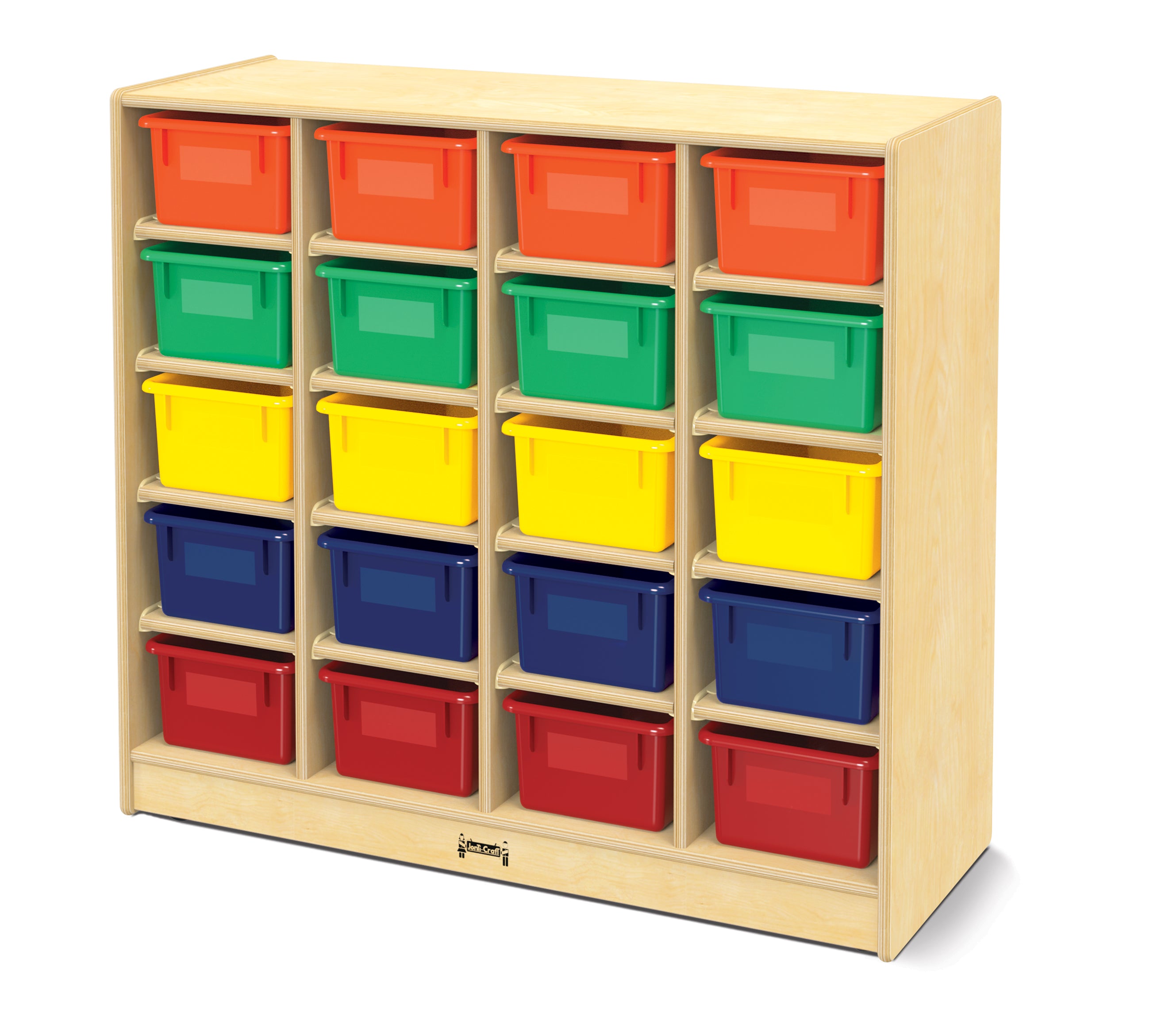 Jonti-Craft® 20 Cubbie-Tray Mobile Unit — 0621JC.jpg