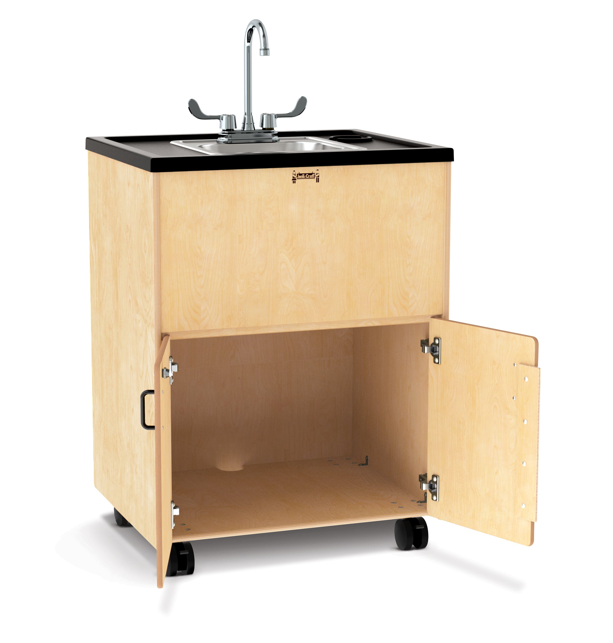Jonti-Craft® Clean Hands Helper Portable Sink - 38" Counter - Stainless Steel Sink - Plumbing Required — 1367JC.jpg