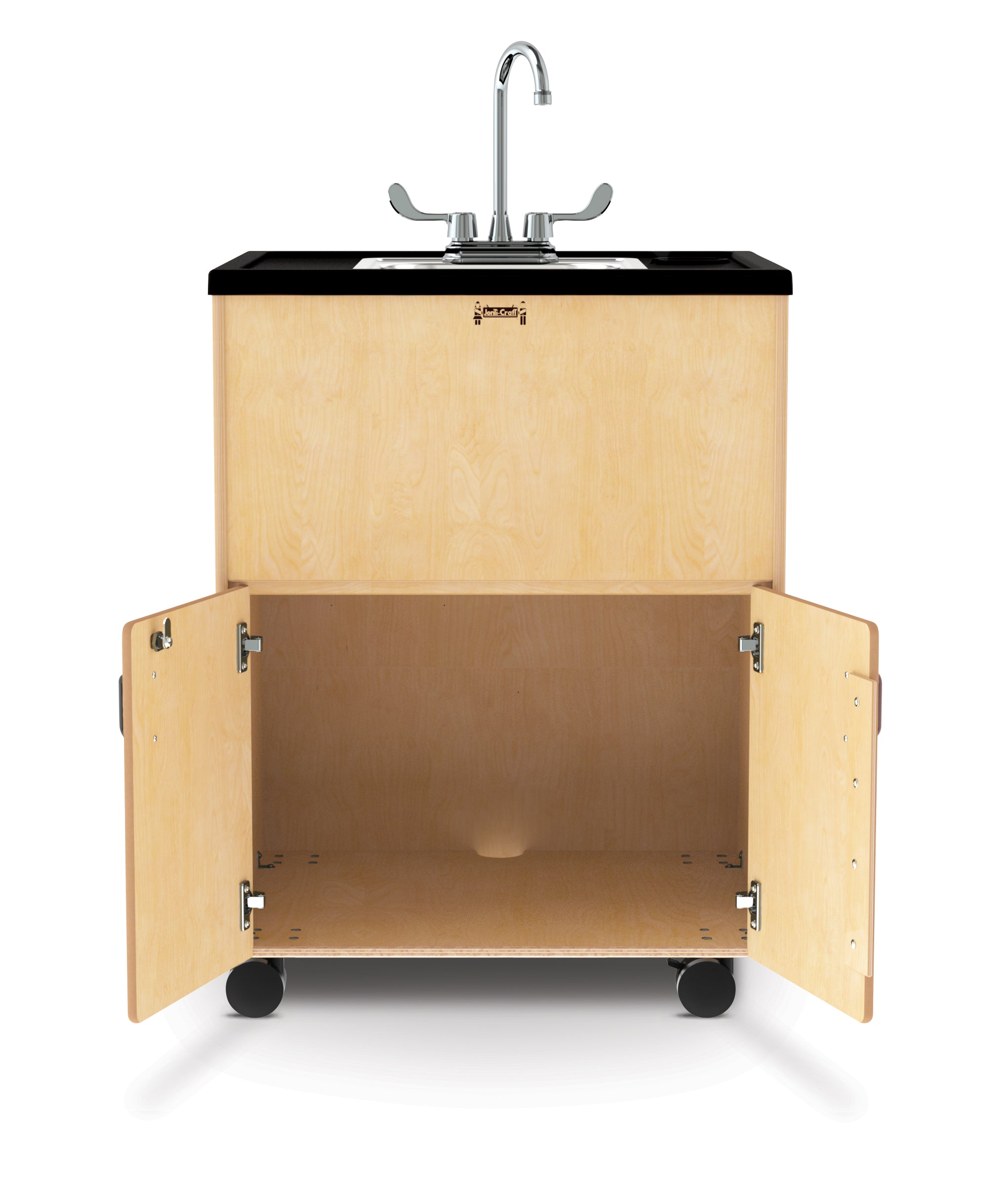 Jonti-Craft® Clean Hands Helper Portable Sink - 38" Counter - Stainless Steel Sink - Plumbing Required — 1367JC_2.jpg