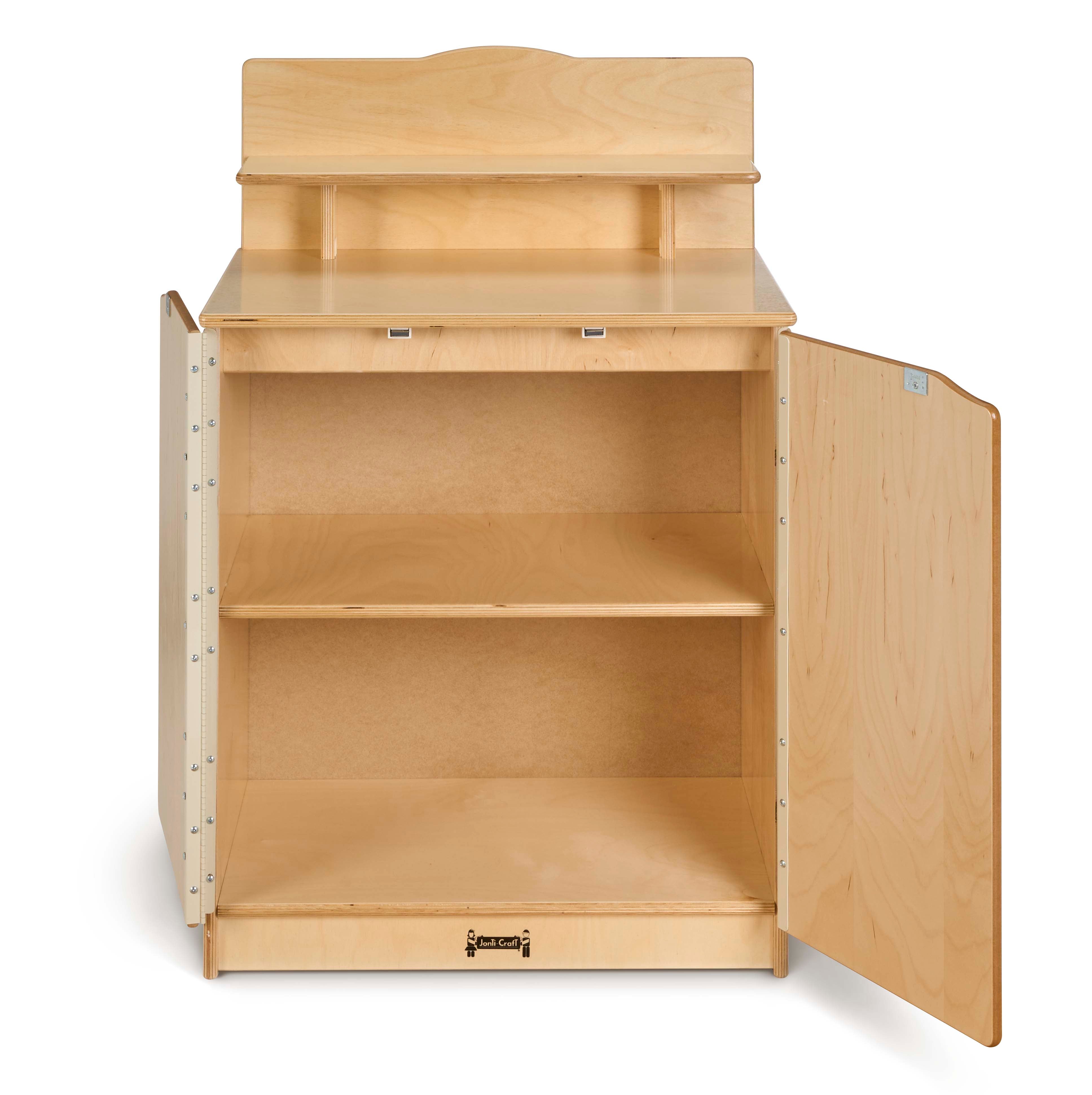 Jonti-Craft® Culinary Creations Play Kitchen Cupboard — 2407SA_open.jpg