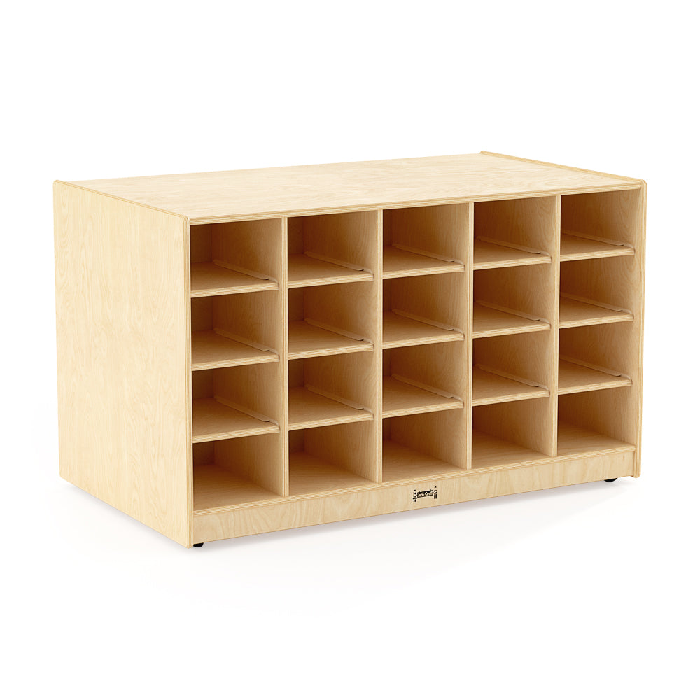 Jonti-Craft® Double-Sided Island – Single + 20 Cubbie — 3092JC_side1.jpg