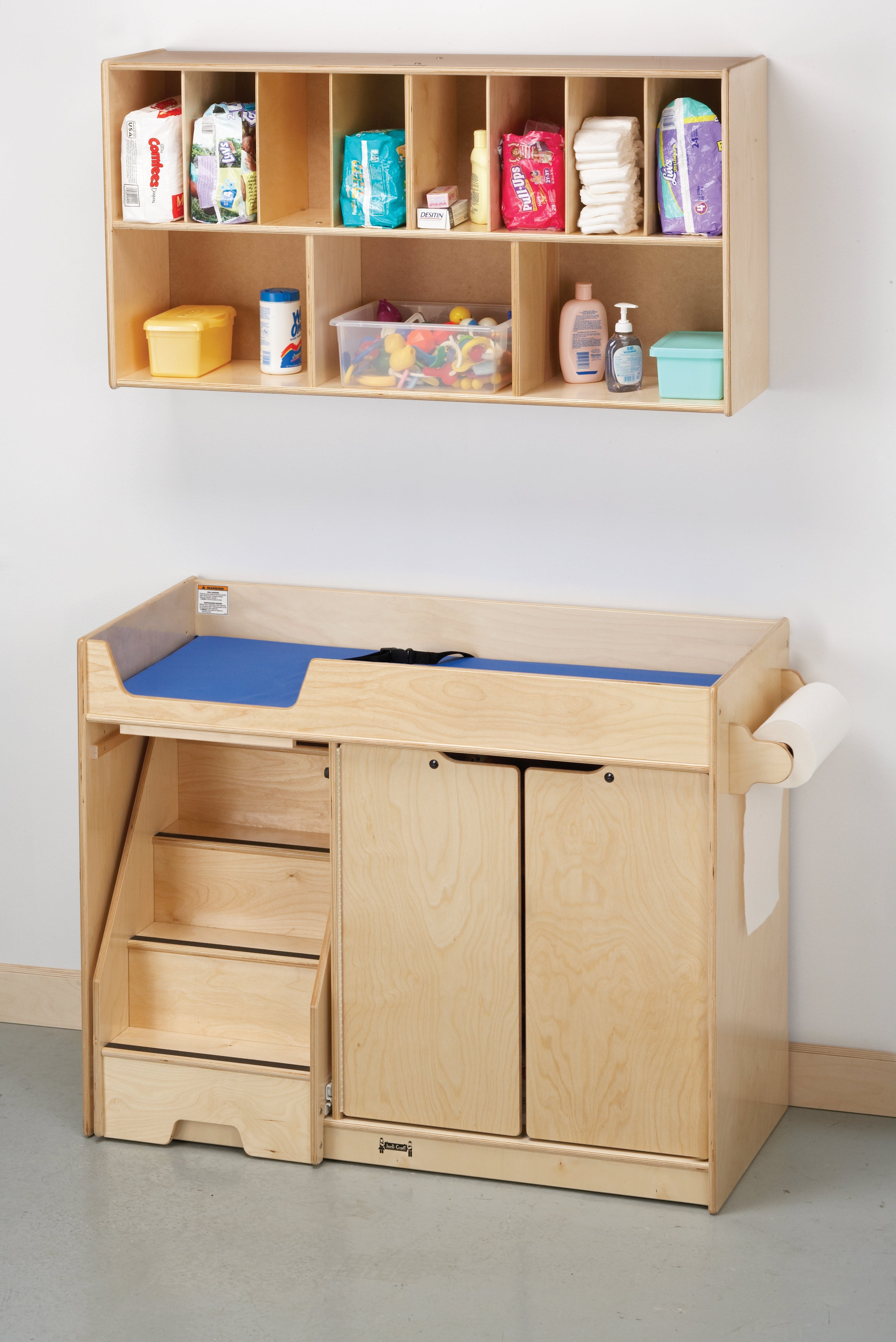 Jonti-Craft® Changing Table - with Stairs — 5135JC_closed.jpg