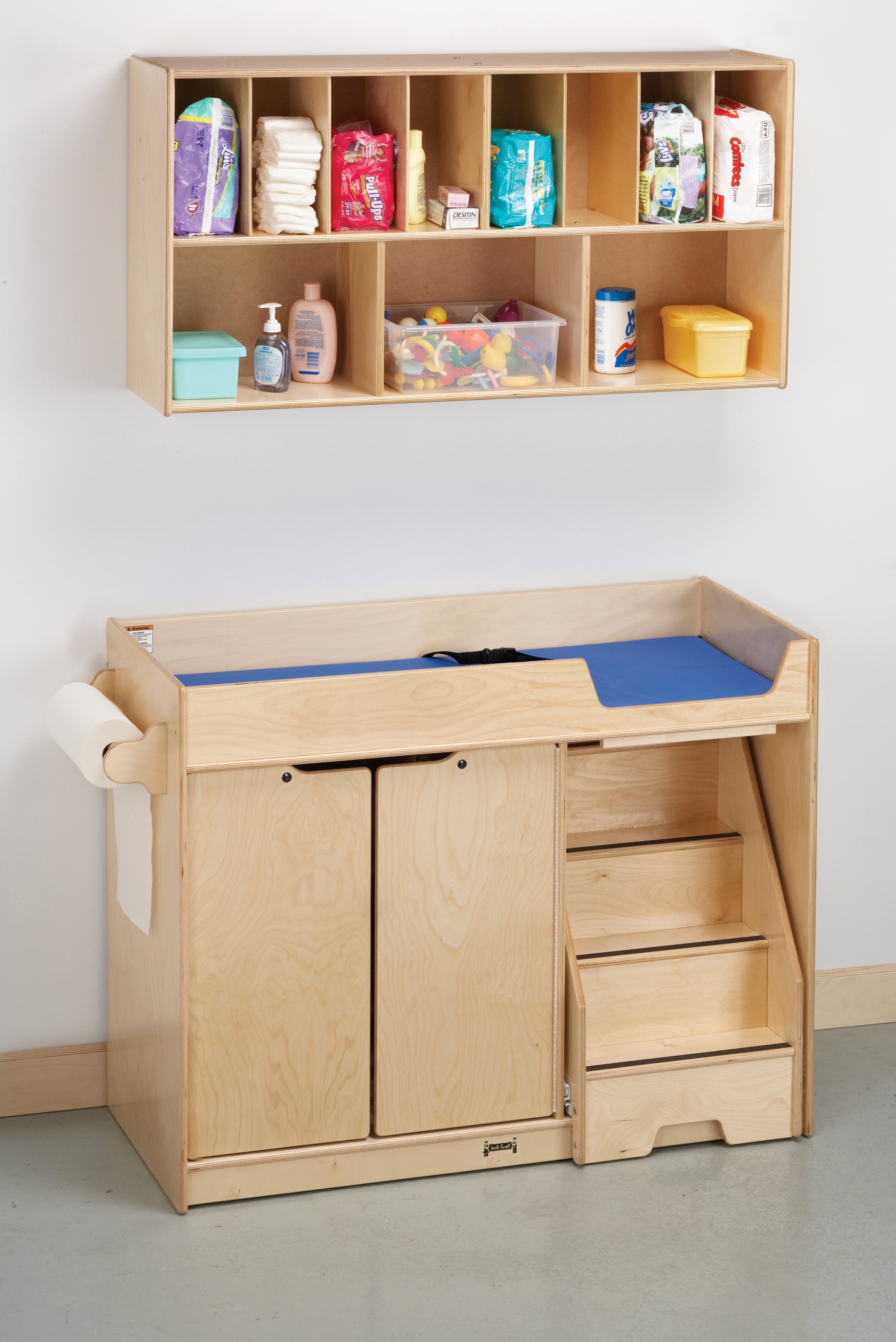 Jonti-Craft® Changing Table - with Stairs — 5143JC_closed.jpg