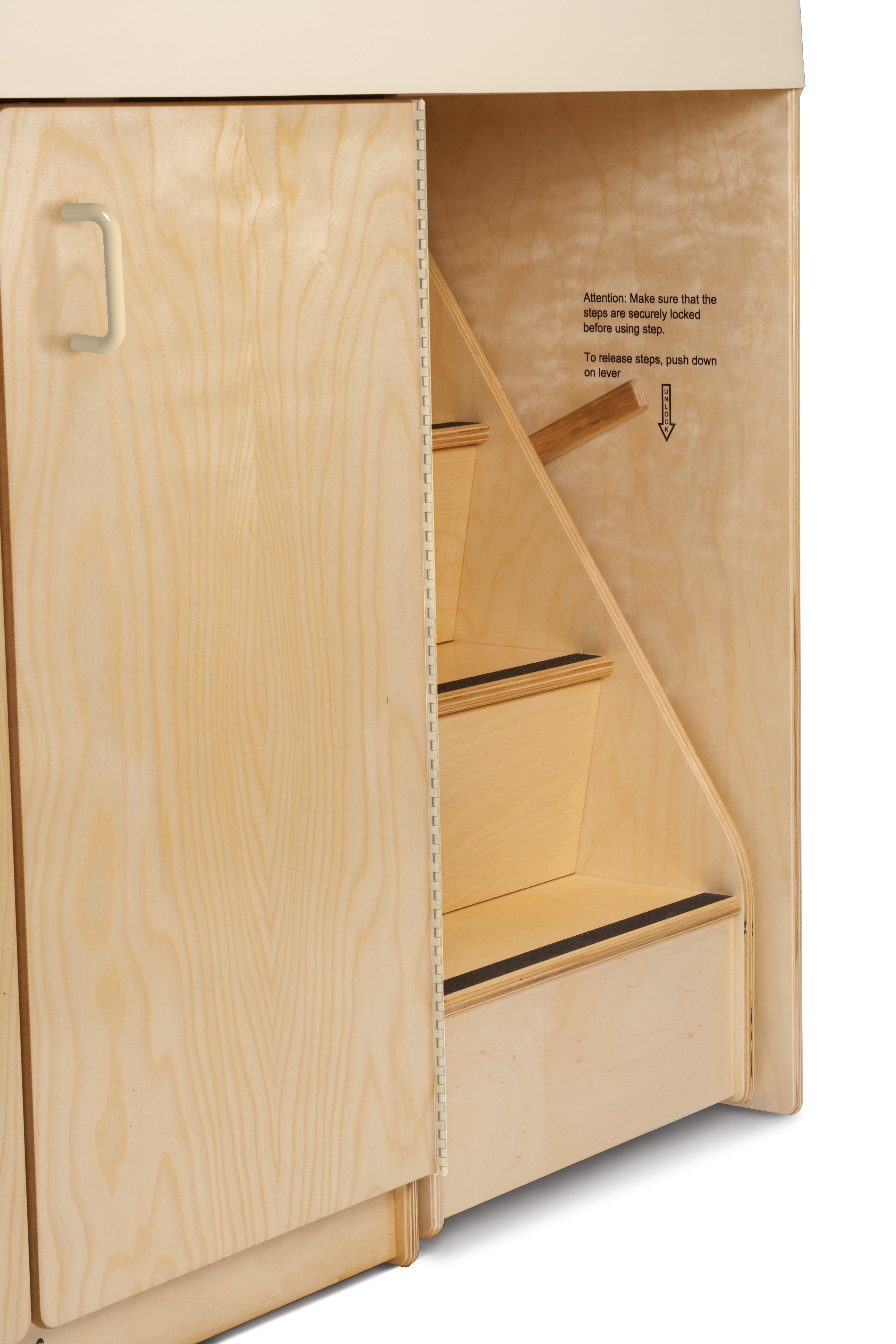 Jonti-Craft® Diaper Changer with Stairs — 5148JC_stairlock_in.jpg