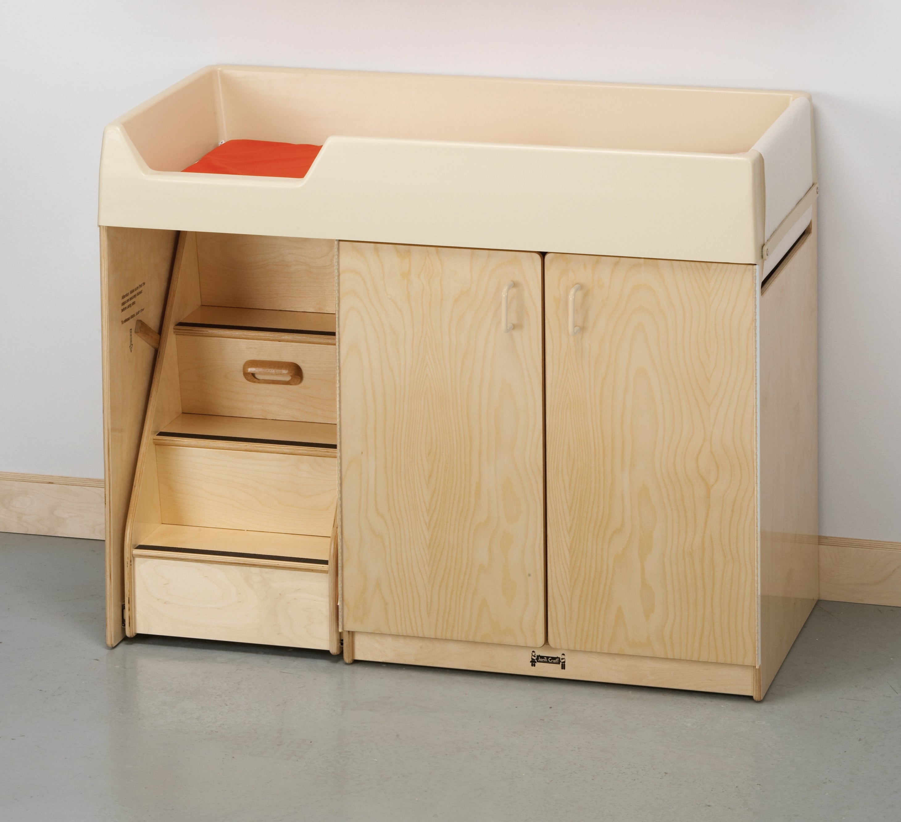 Jonti-Craft® Diaper Changer with Stairs — 5145JC_closed.jpg