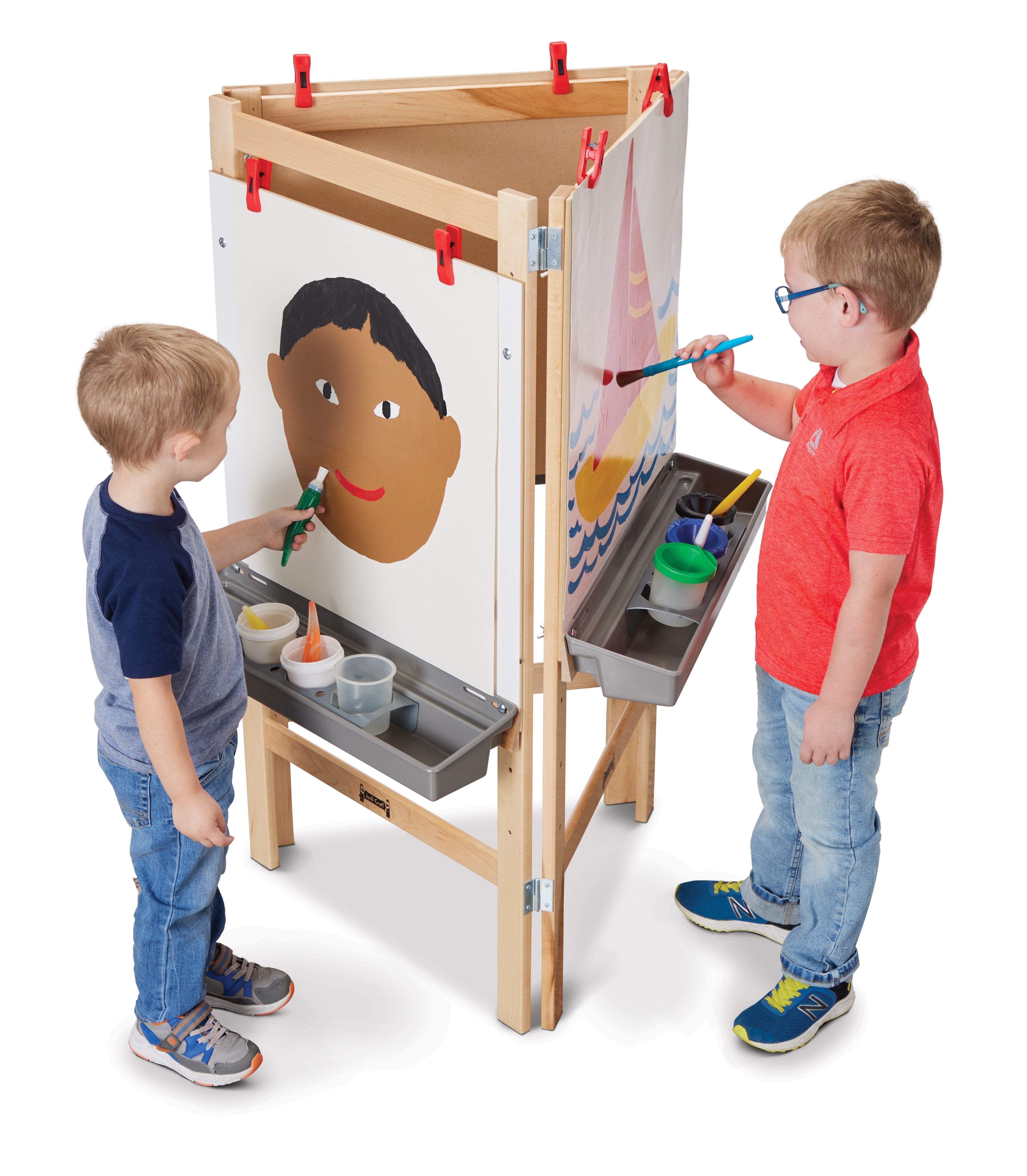 Jonti-Craft® 3 Way Adjustable Easel — 0653JC_wkids3.jpg