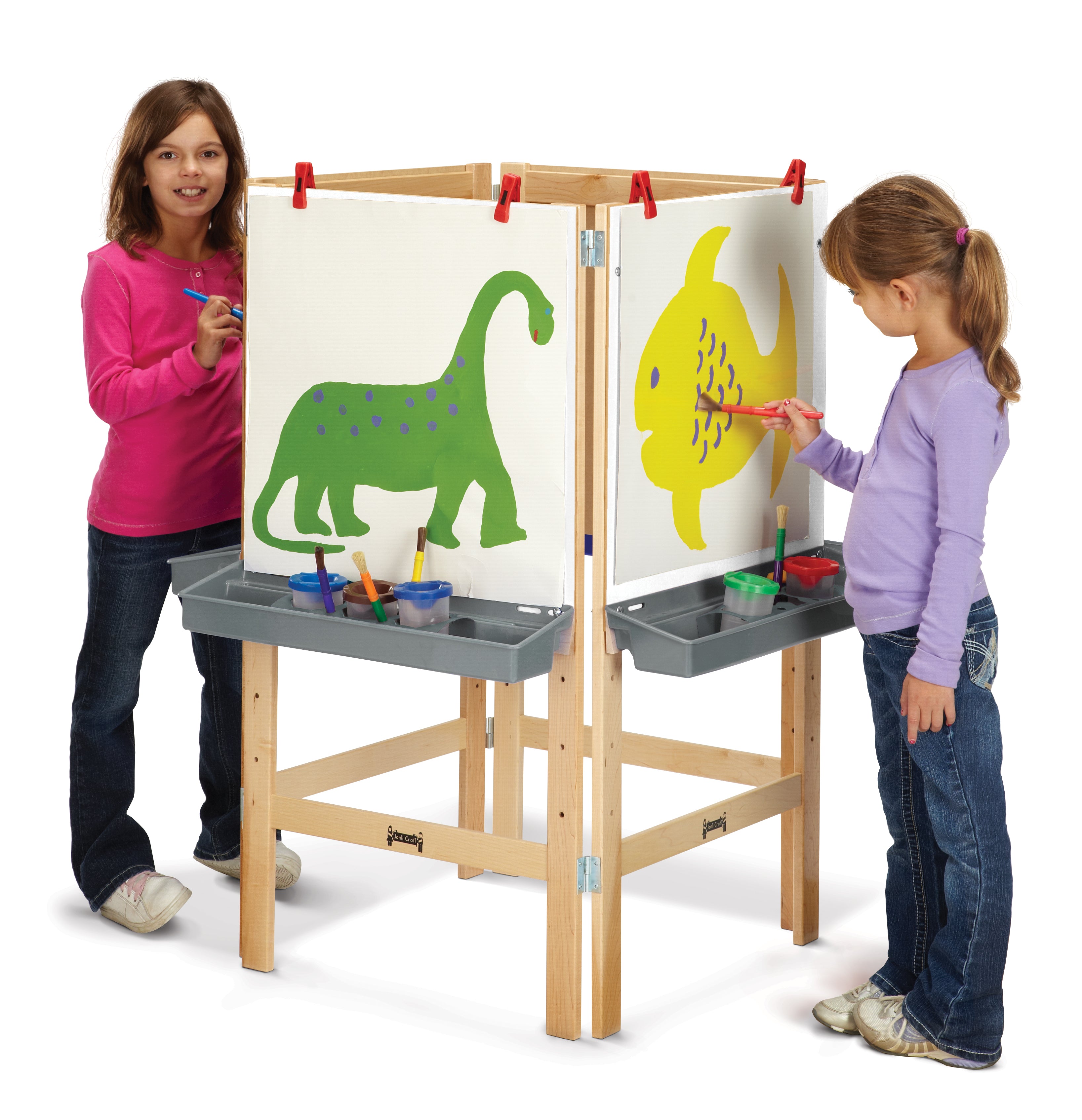Jonti-Craft® 4 Way Adjustable Easel — 0654JC_wkids.jpg