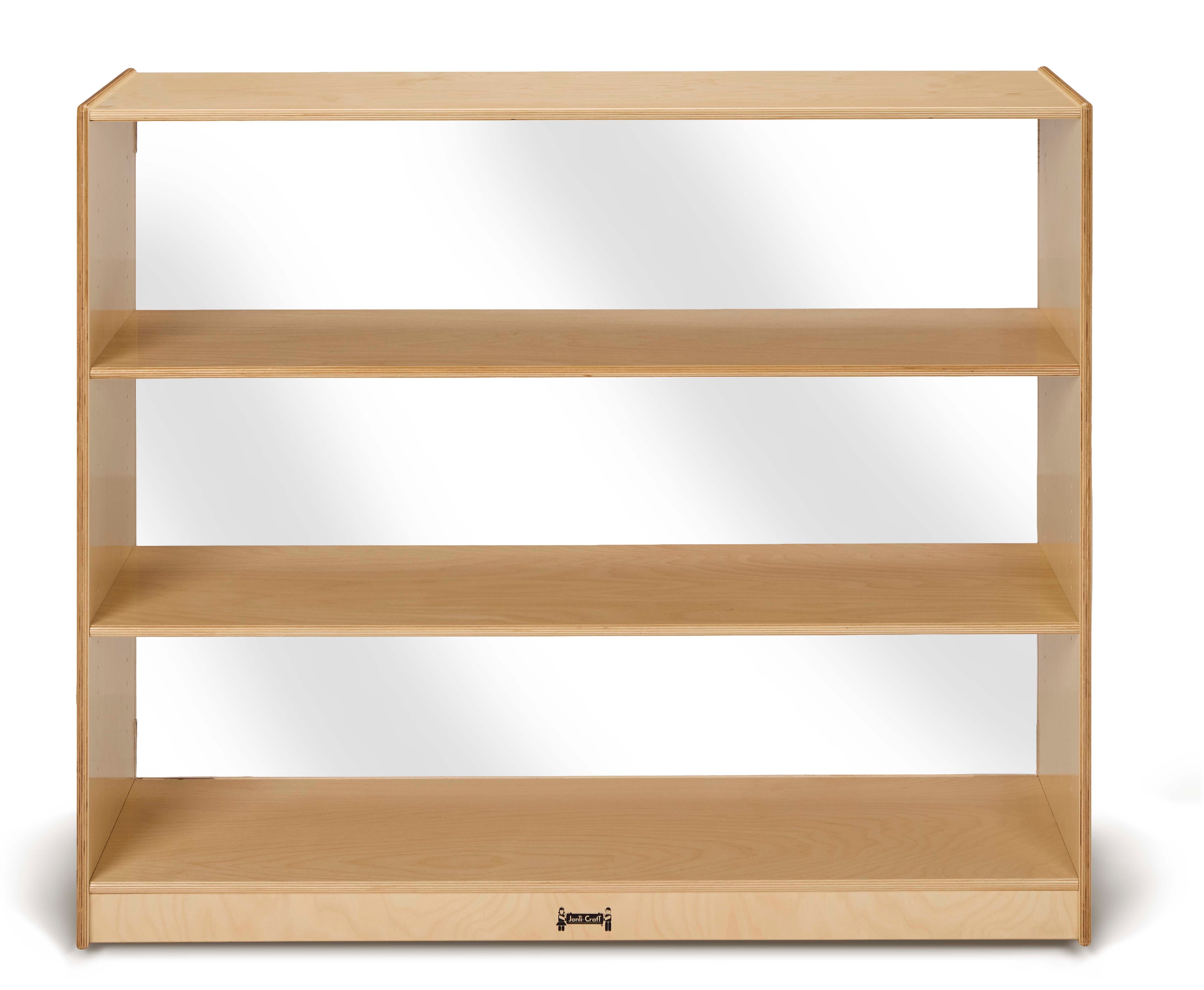 Jonti-Craft® Mega Adjustable Mobile Straight-Shelf — 0869JCPL_front.jpg