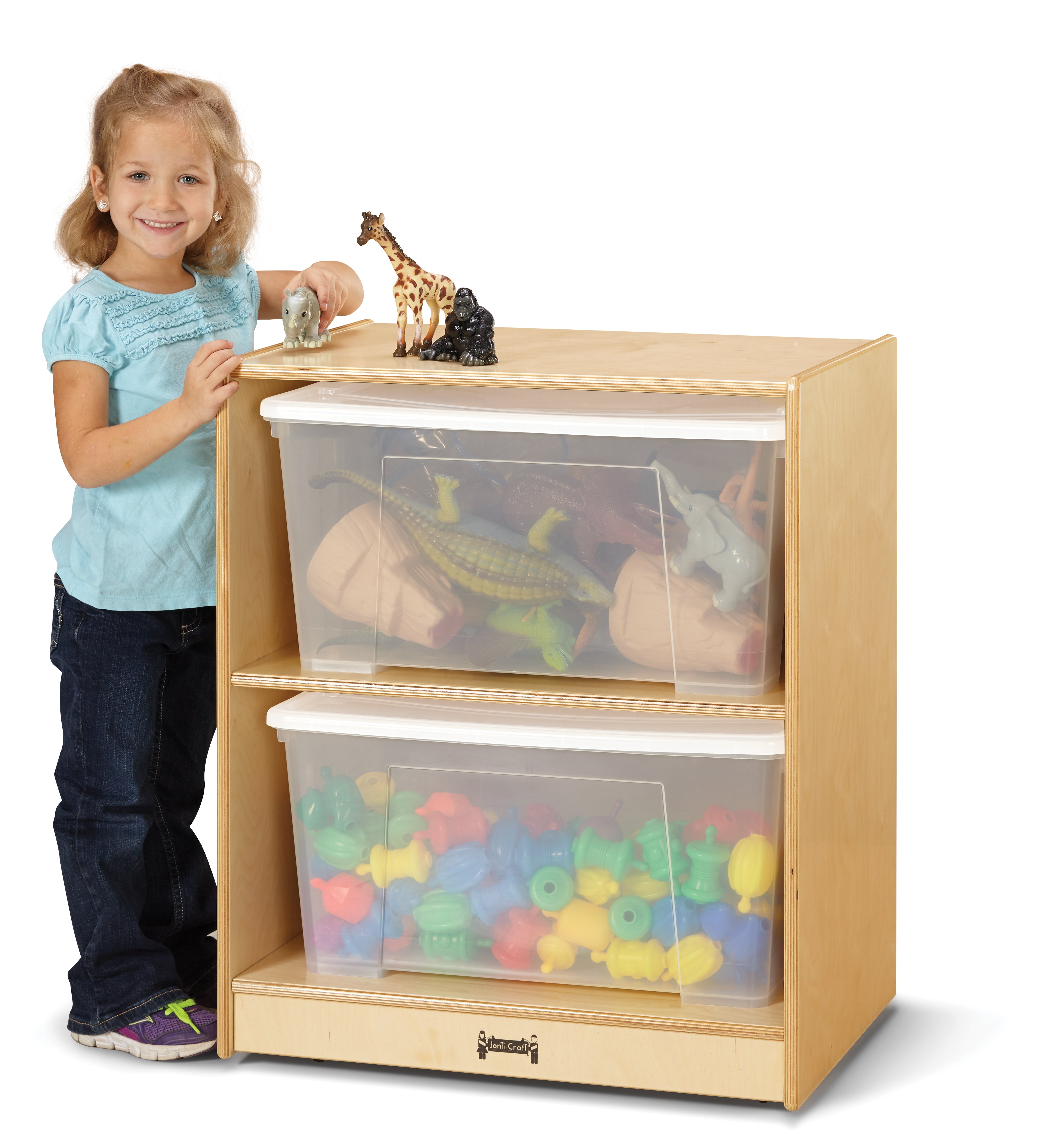 Jonti-Craft® Space-Saver Jumbo Tote Storage – with Clear Totes + Lids — 1338JC_wkid.jpg
