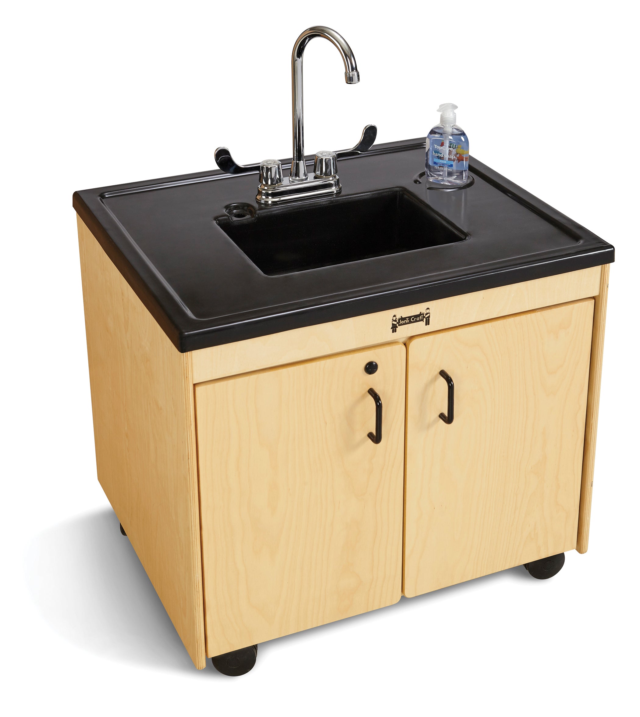 Jonti-Craft® Clean Hands Helper Portable Sink - 26" - Nonelectric — 1370JC_plastic-sink.jpg