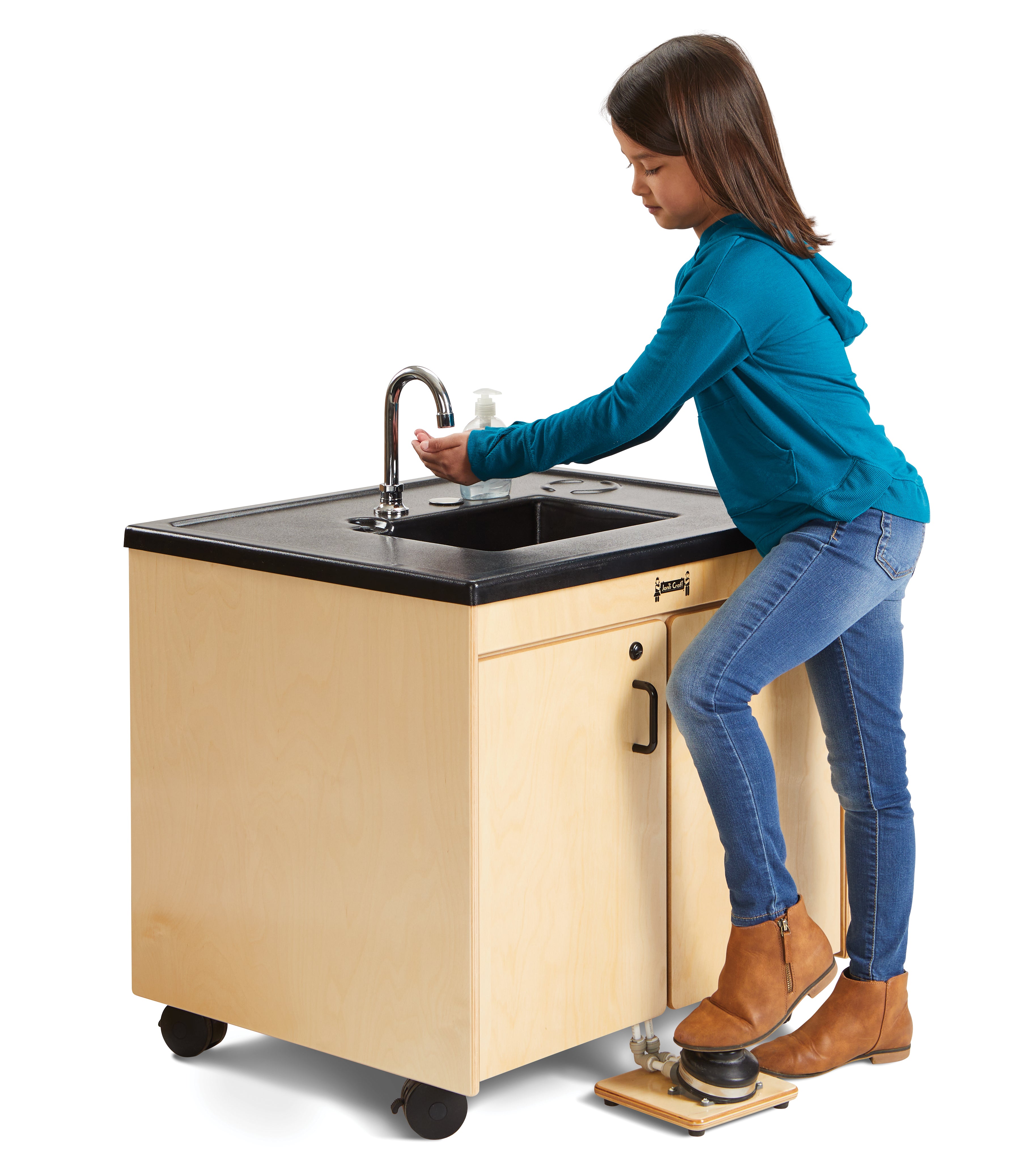 Jonti-Craft® Clean Hands Helper Portable Sink - 26" - Nonelectric — 1384JC_wkid.jpg