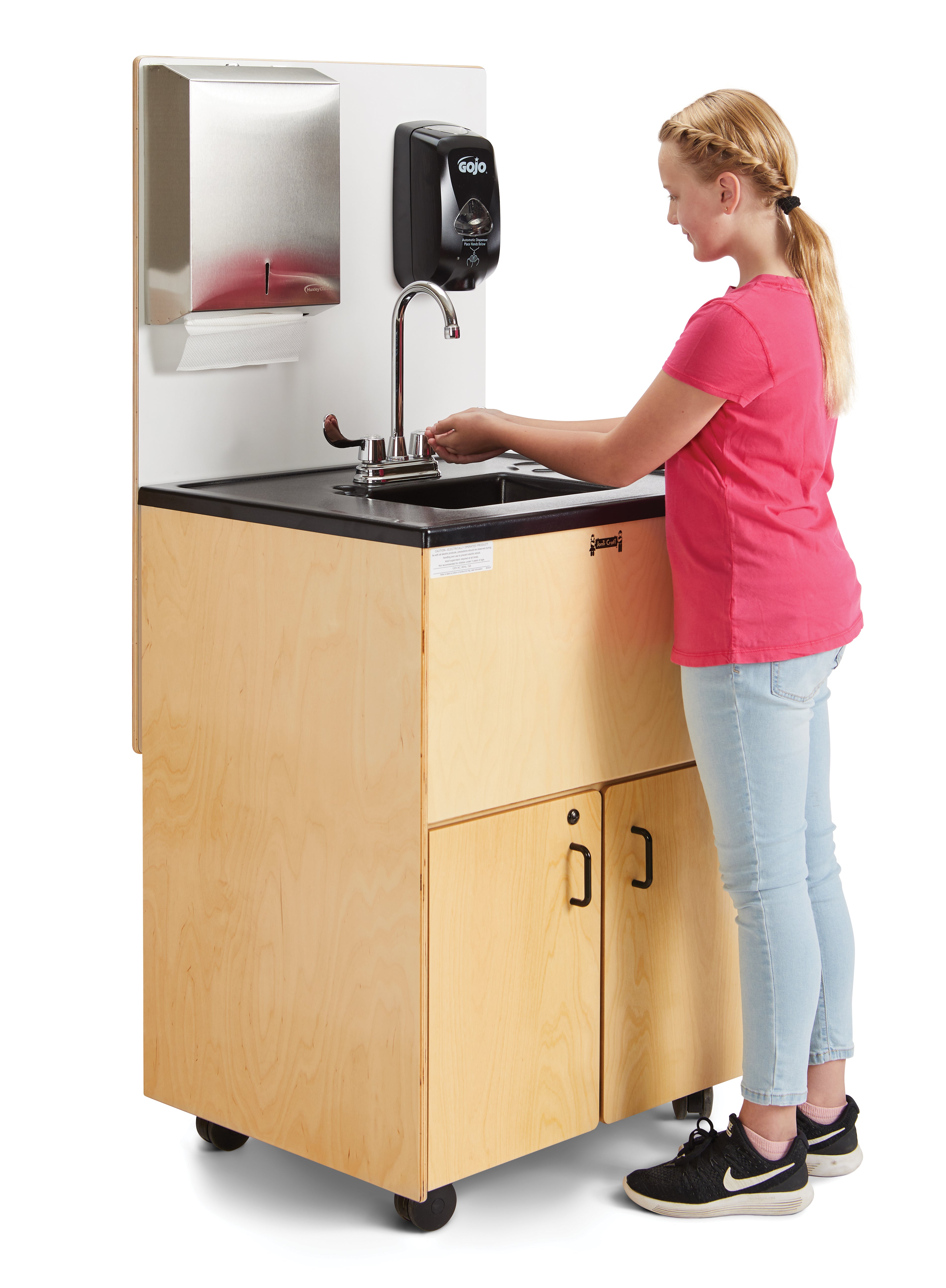 Jonti-Craft® Clean Hands Helper Dispenser Backsplash — 1376JC_1372JC_wkid.jpg