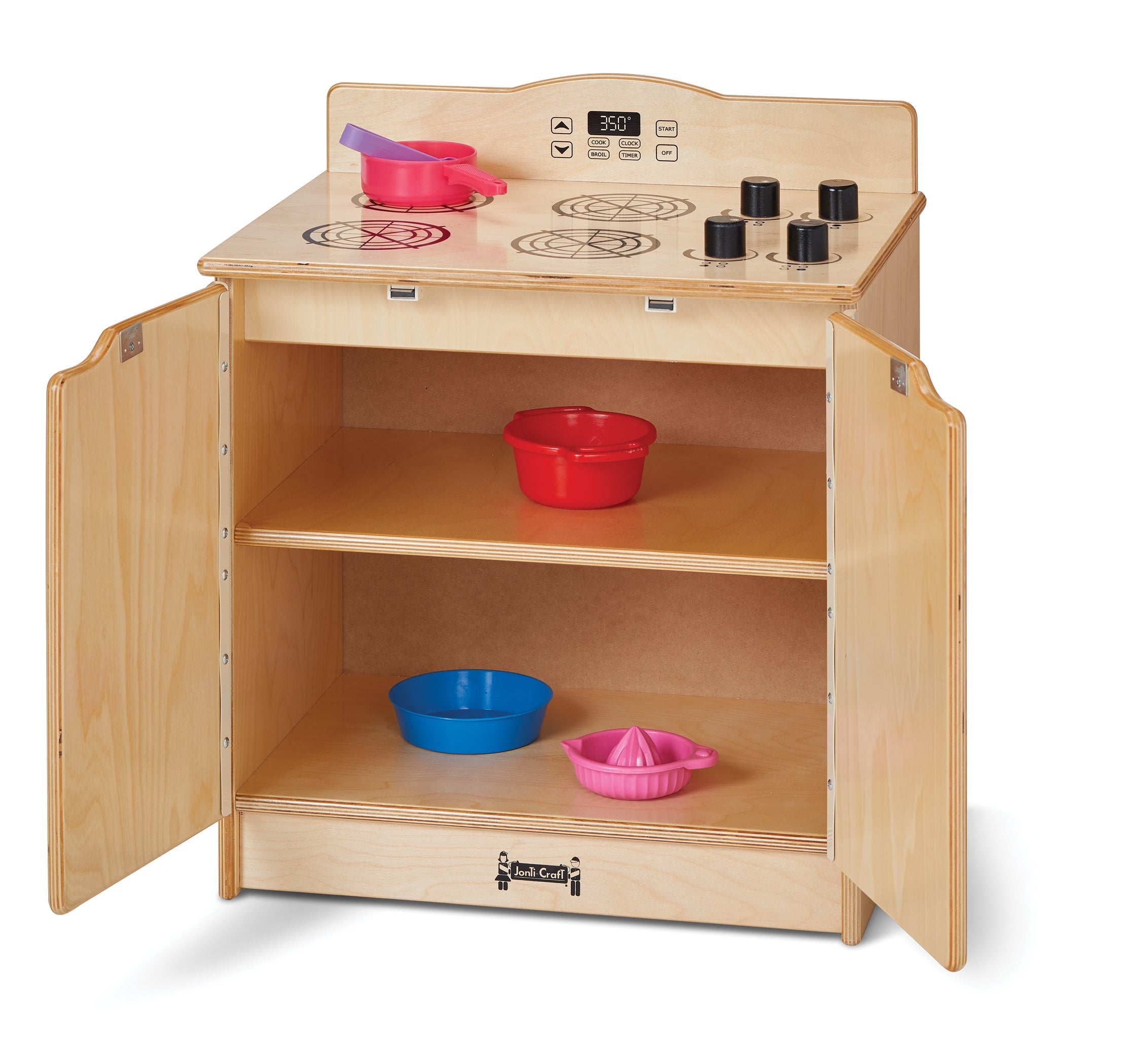 Jonti-Craft® Toddler Gourmet Kitchen Stove — 2439JC_open.jpg