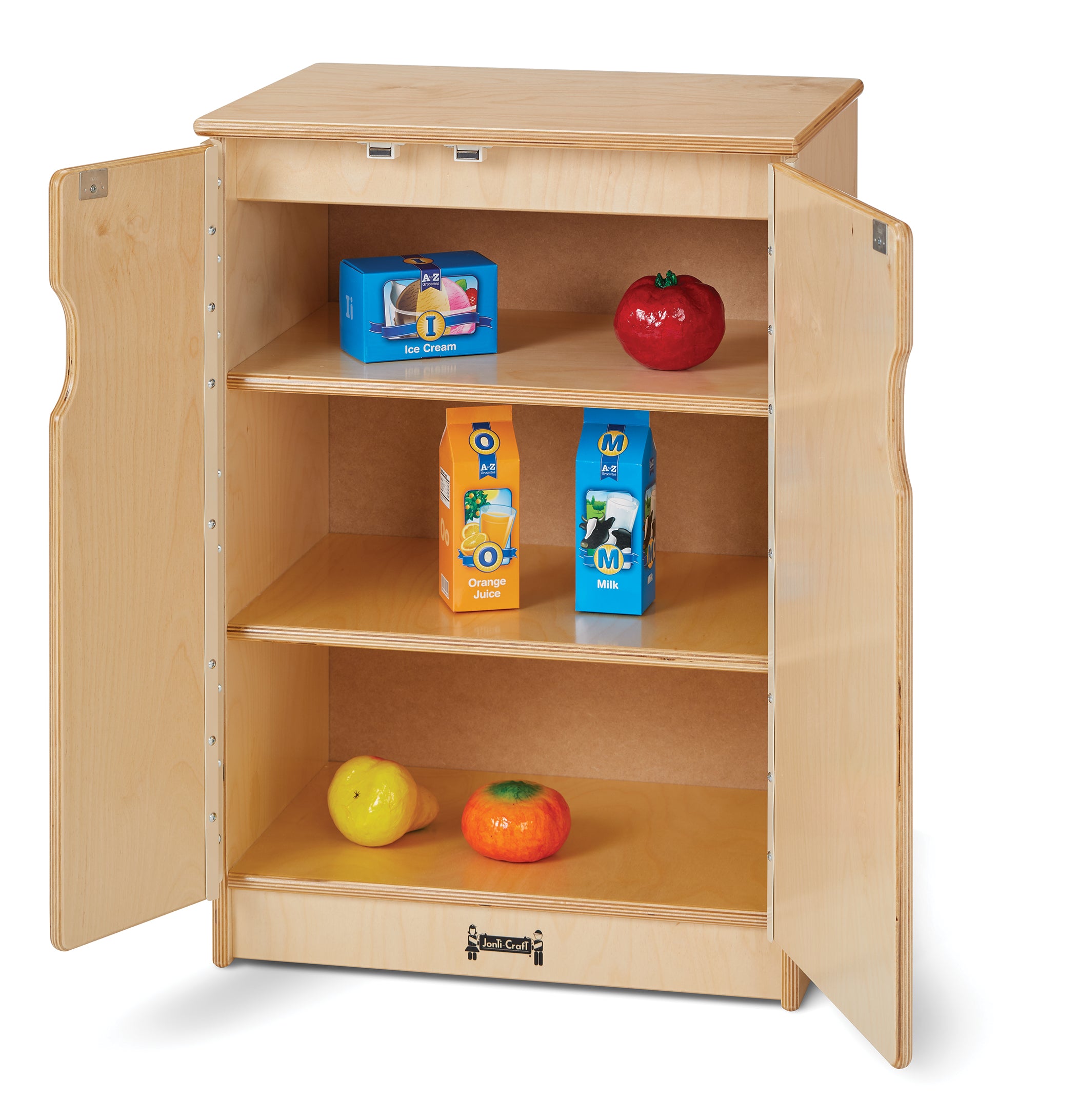 Jonti-Craft® Toddler Gourmet Kitchen Refrigerator — 2440JC_open.jpg