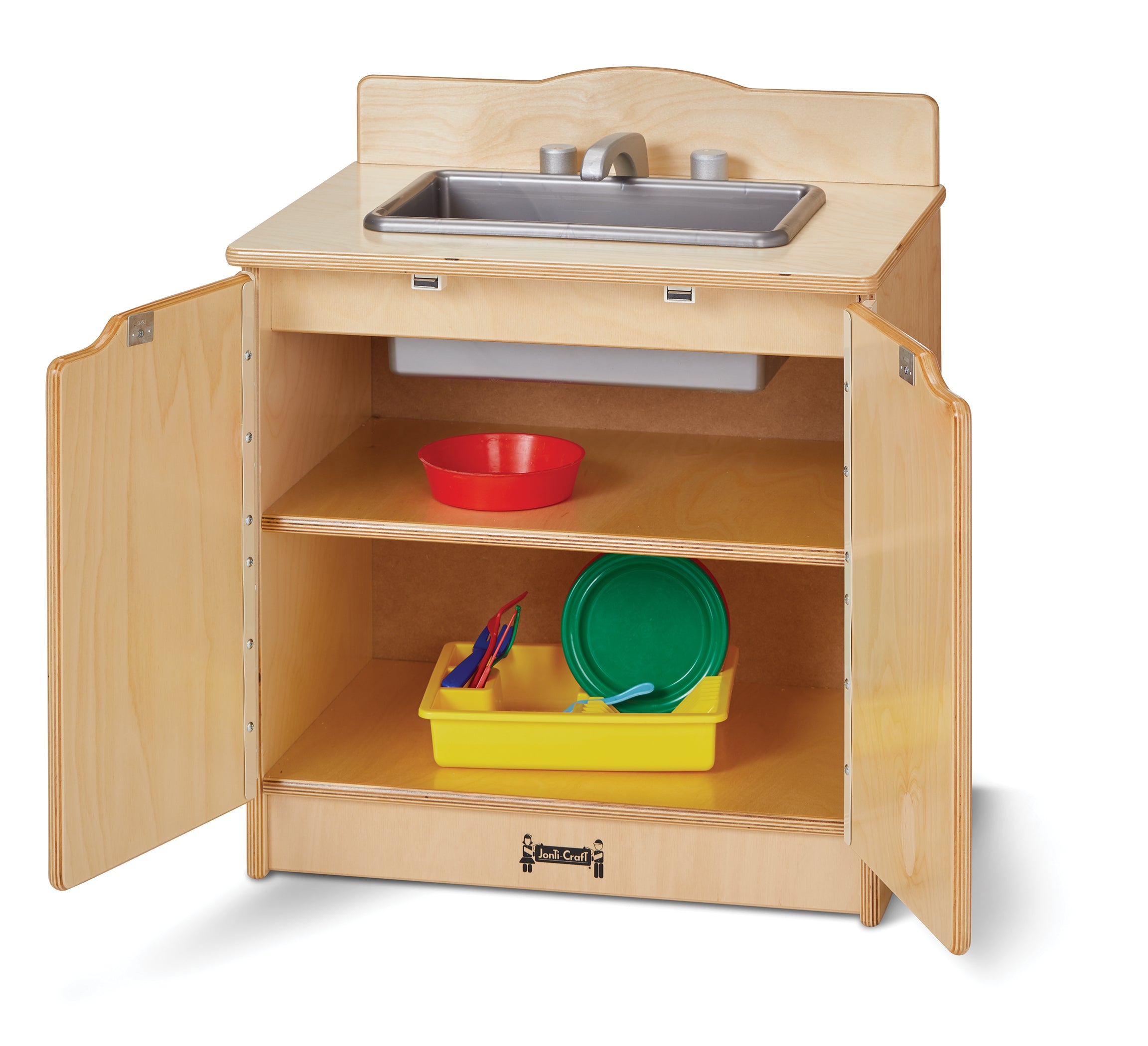 Jonti-Craft® Toddler Gourmet Kitchen 4 Piece Set — 2438JC_open.jpg
