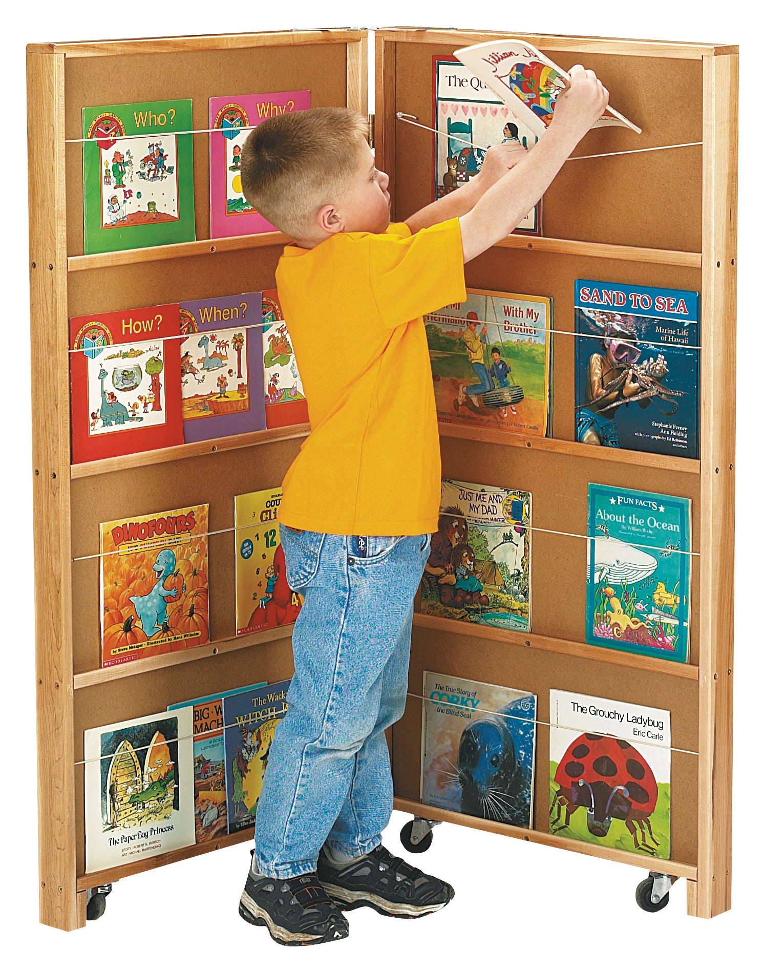 Jonti-Craft® Mobile Library Bookcase - 2 Sections — 2671JC_wkid.jpg