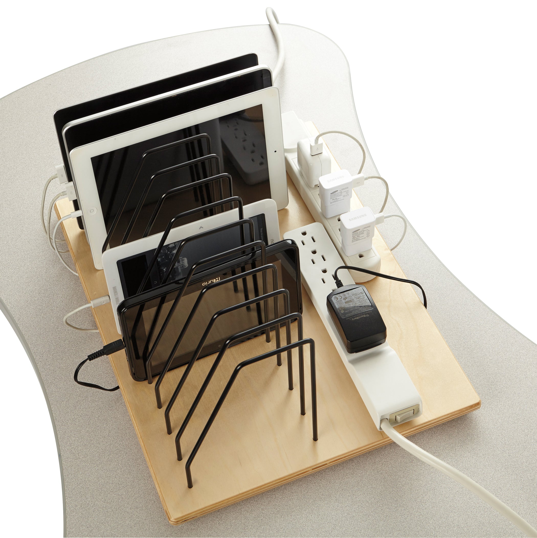 Jonti-Craft® Tabletop Charging Station — 3401JC_wtablets-top.jpg