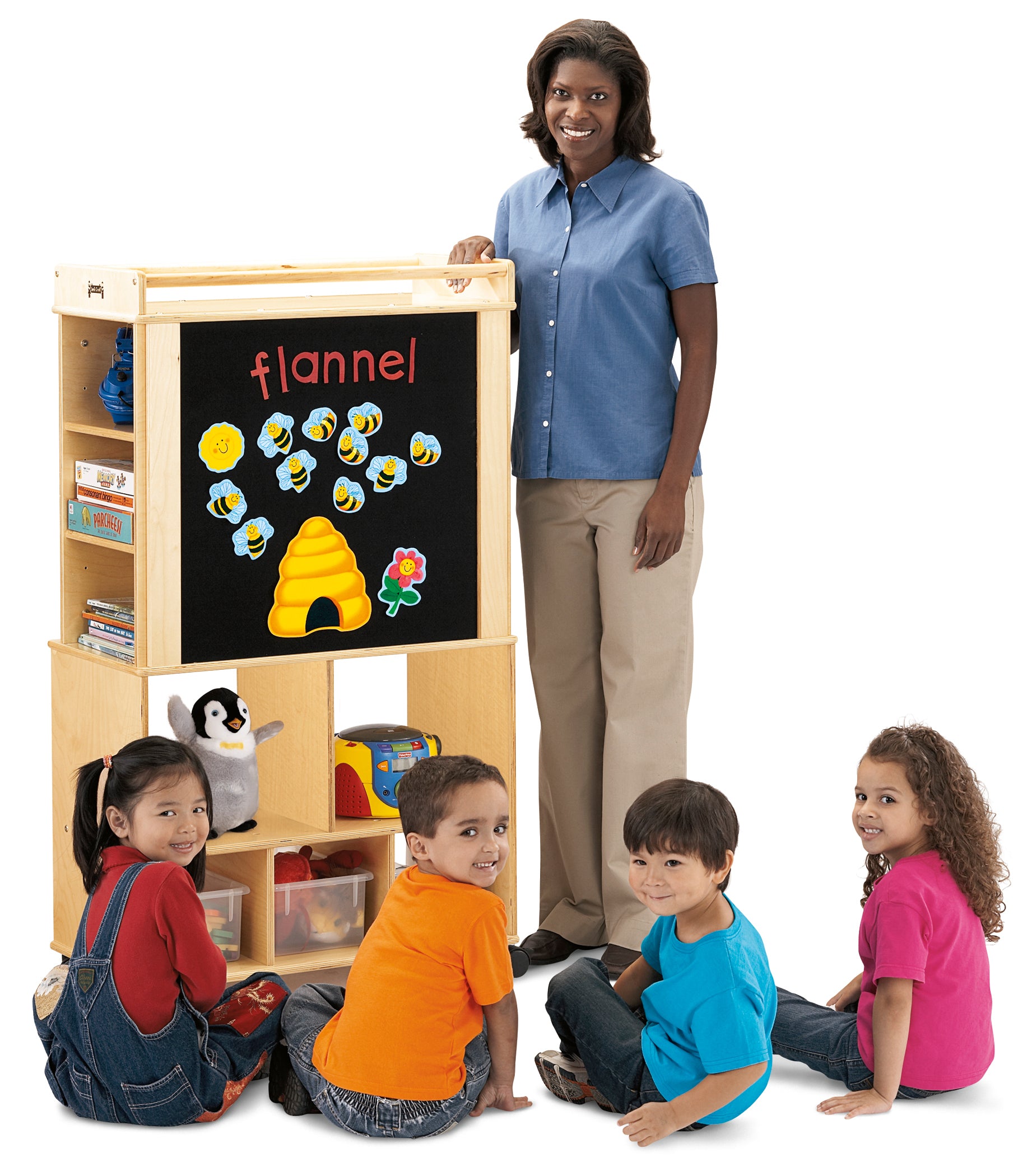 Jonti-Craft® Mobile Script-n-Skills Station — 54260JC_flannel_wkids.jpg